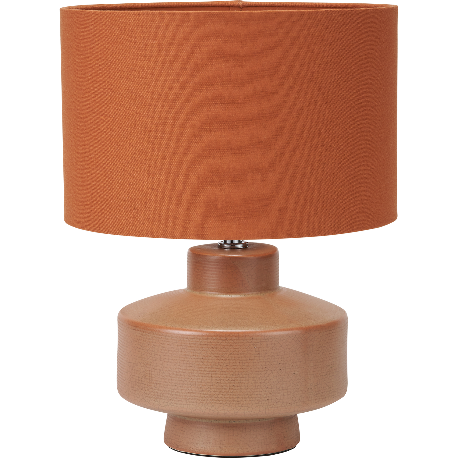 Elure Cinnamon Crackle Effect Table Lamp  Nicholas John Interiors