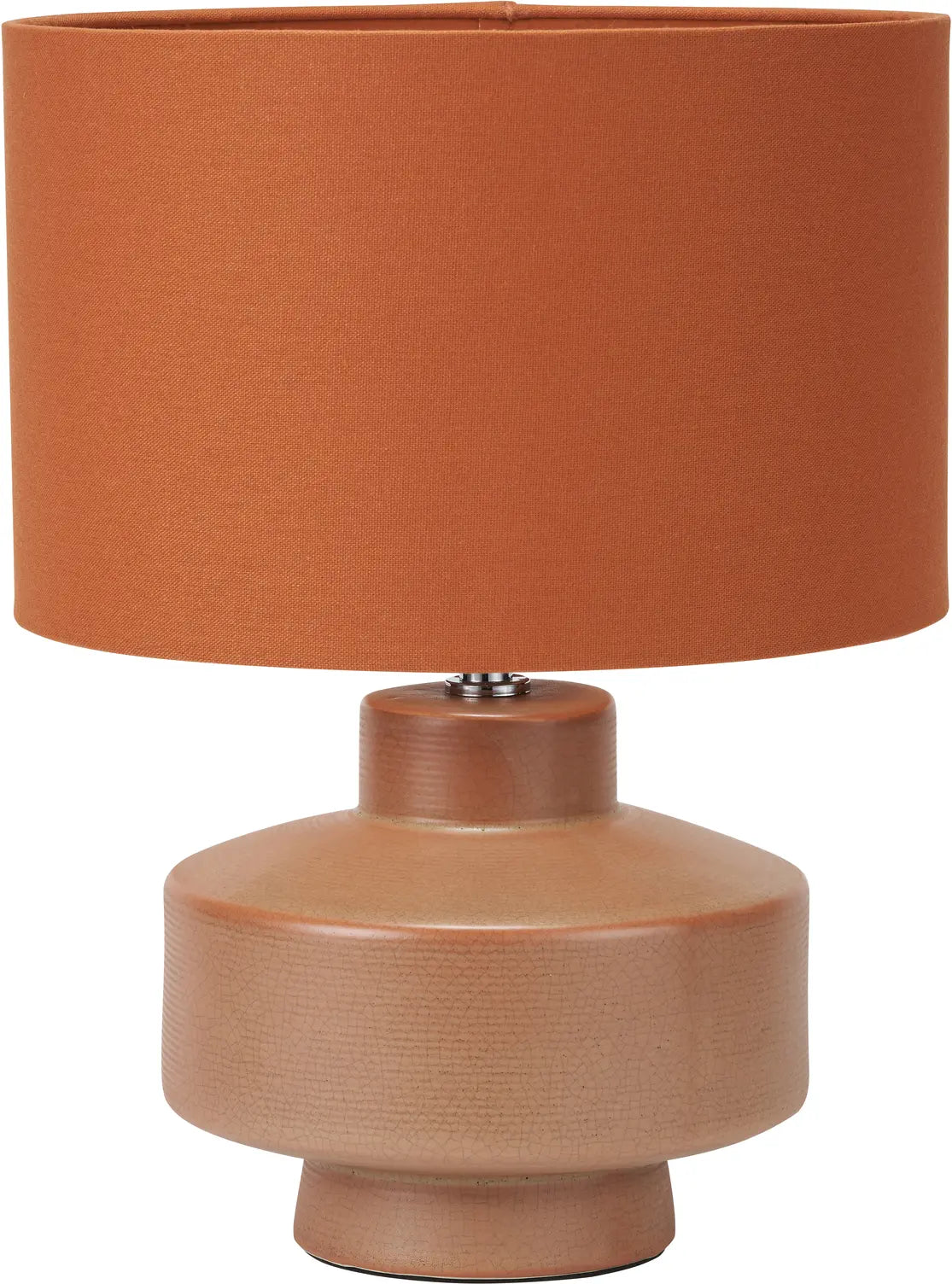 Elure Cinnamon Crackle Effect Table Lamp  Nicholas John Interiors