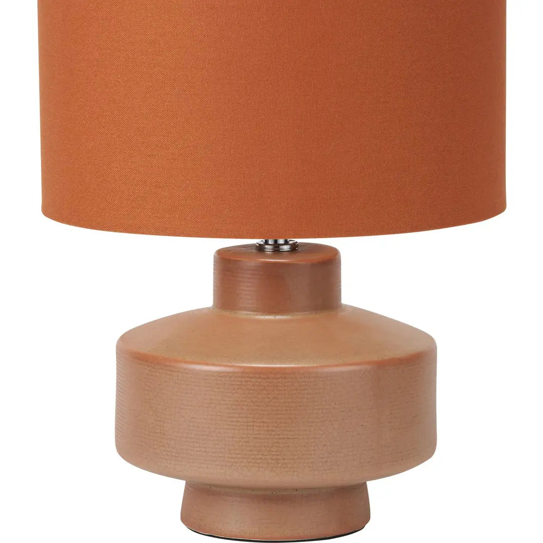 Elure Cinnamon Crackle Effect Table Lamp   Nicholas John Interiors