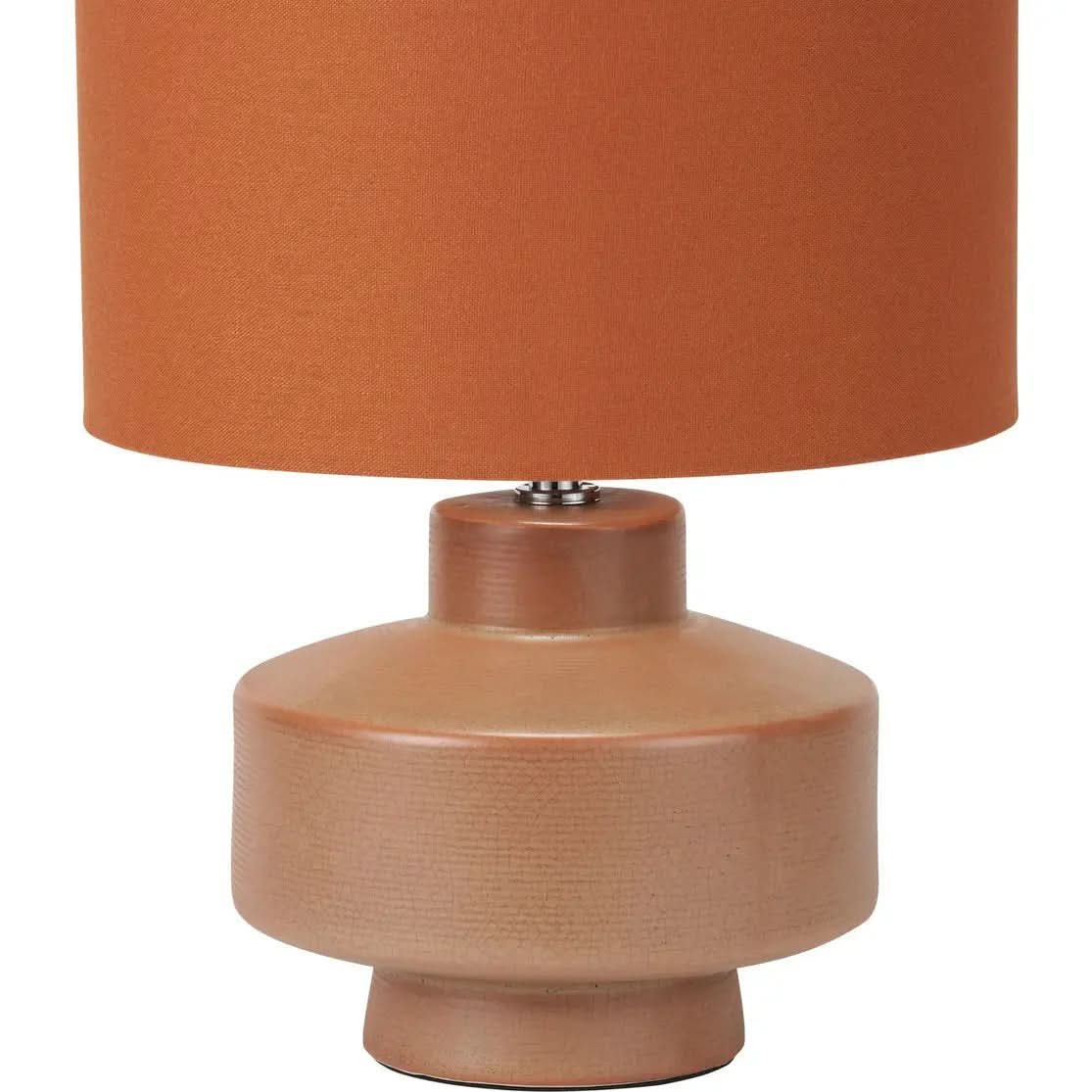 Elure Cinnamon Crackle Effect Table Lamp   Nicholas John Interiors