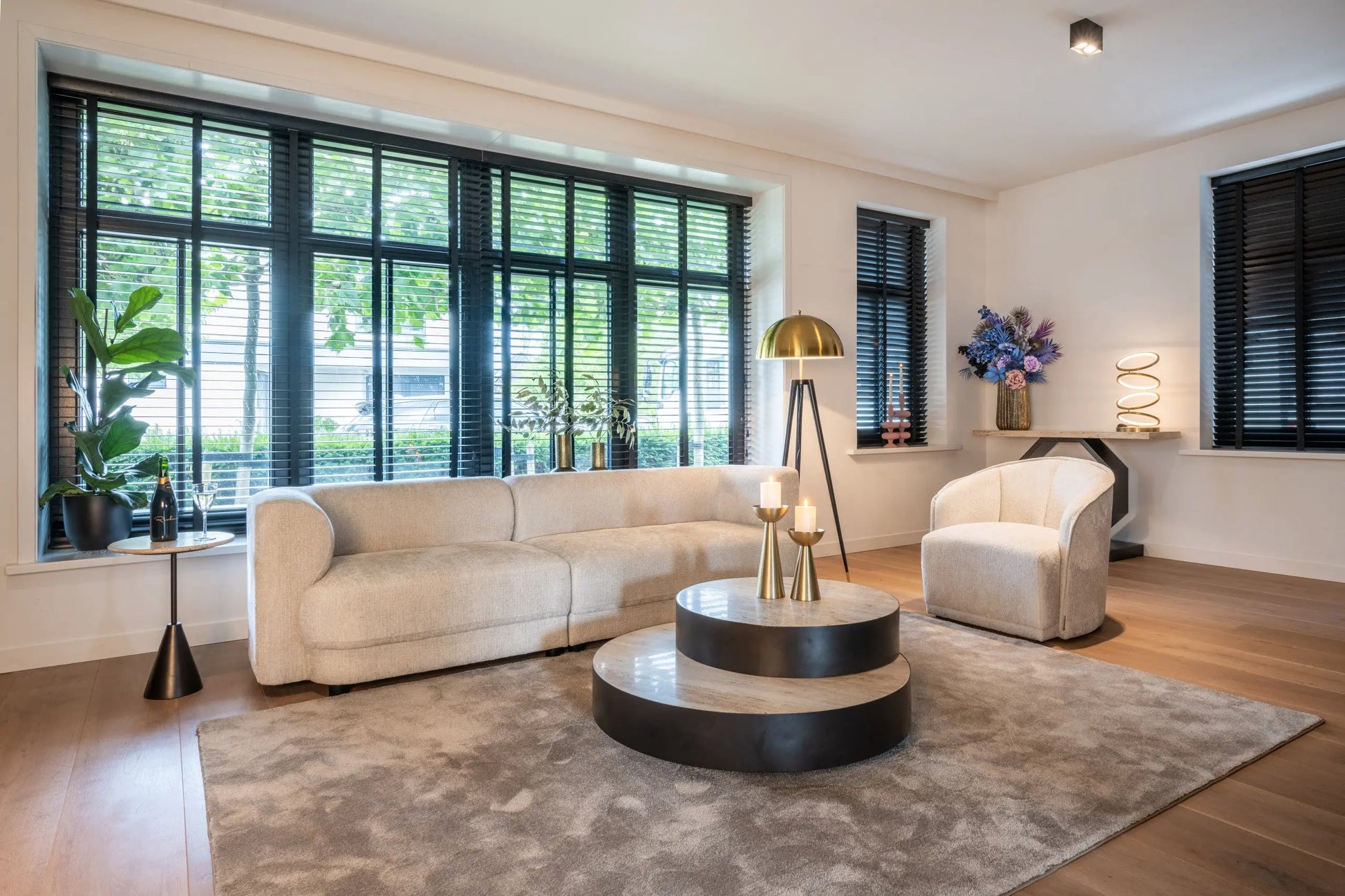 End table Avalon bronze   Nicholas John Interiors