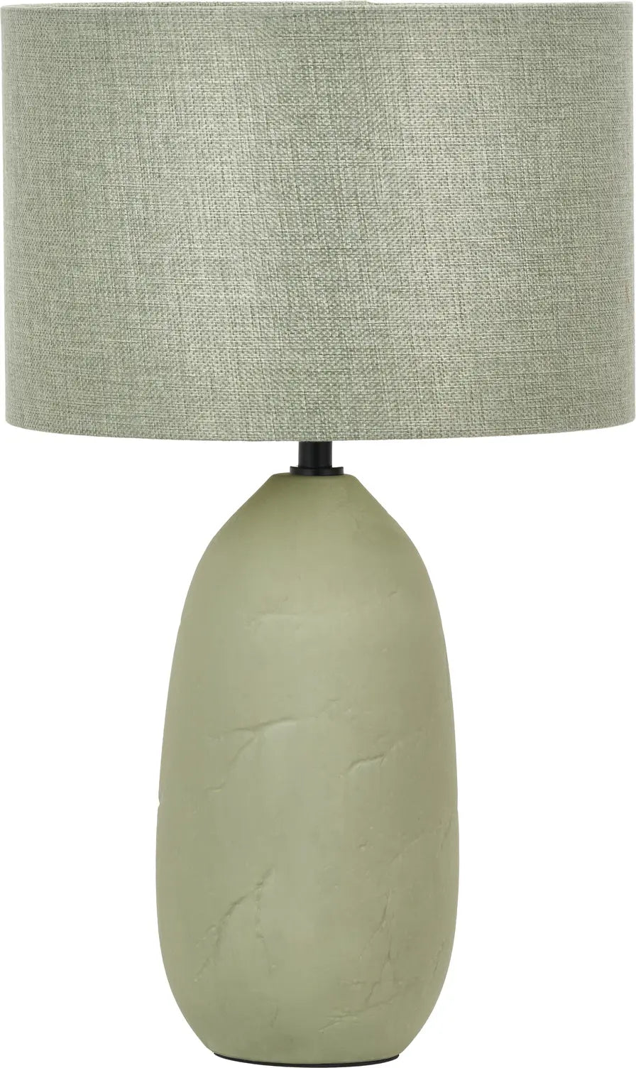 Erika Sage Vintage Textured Ceramic Table Lamp  Nicholas John Interiors