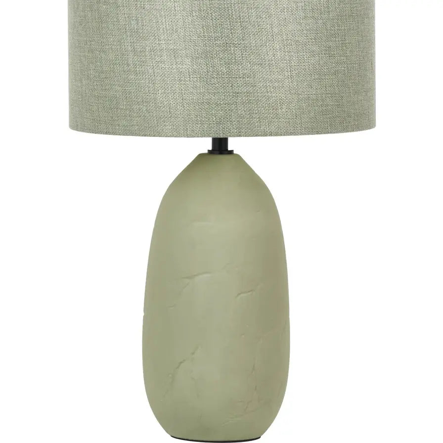 Erika Sage Vintage Textured Ceramic Table Lamp   Nicholas John Interiors