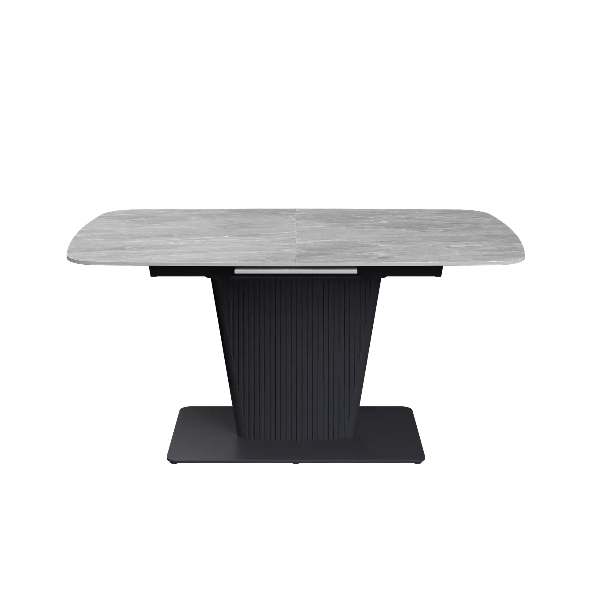 Estello 160-200cm Light Grey Ceramic Extending Dining Table  Nicholas John Interiors