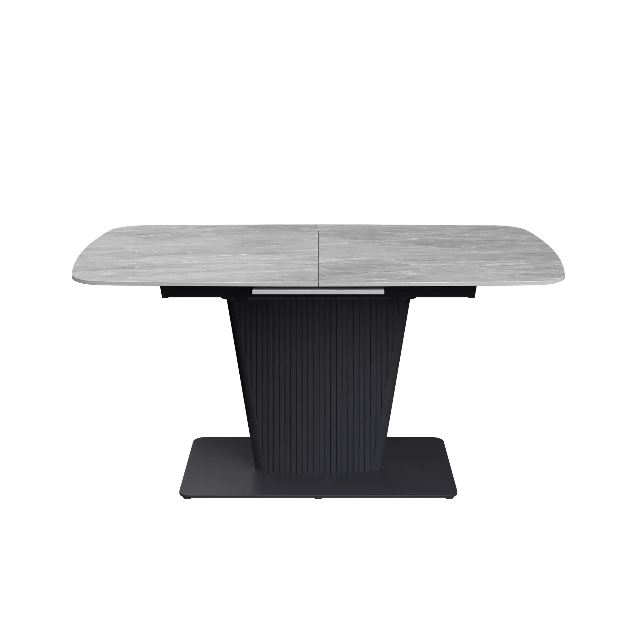 Estello 160-200cm Light Grey Ceramic Extending Dining Table  Nicholas John Interiors