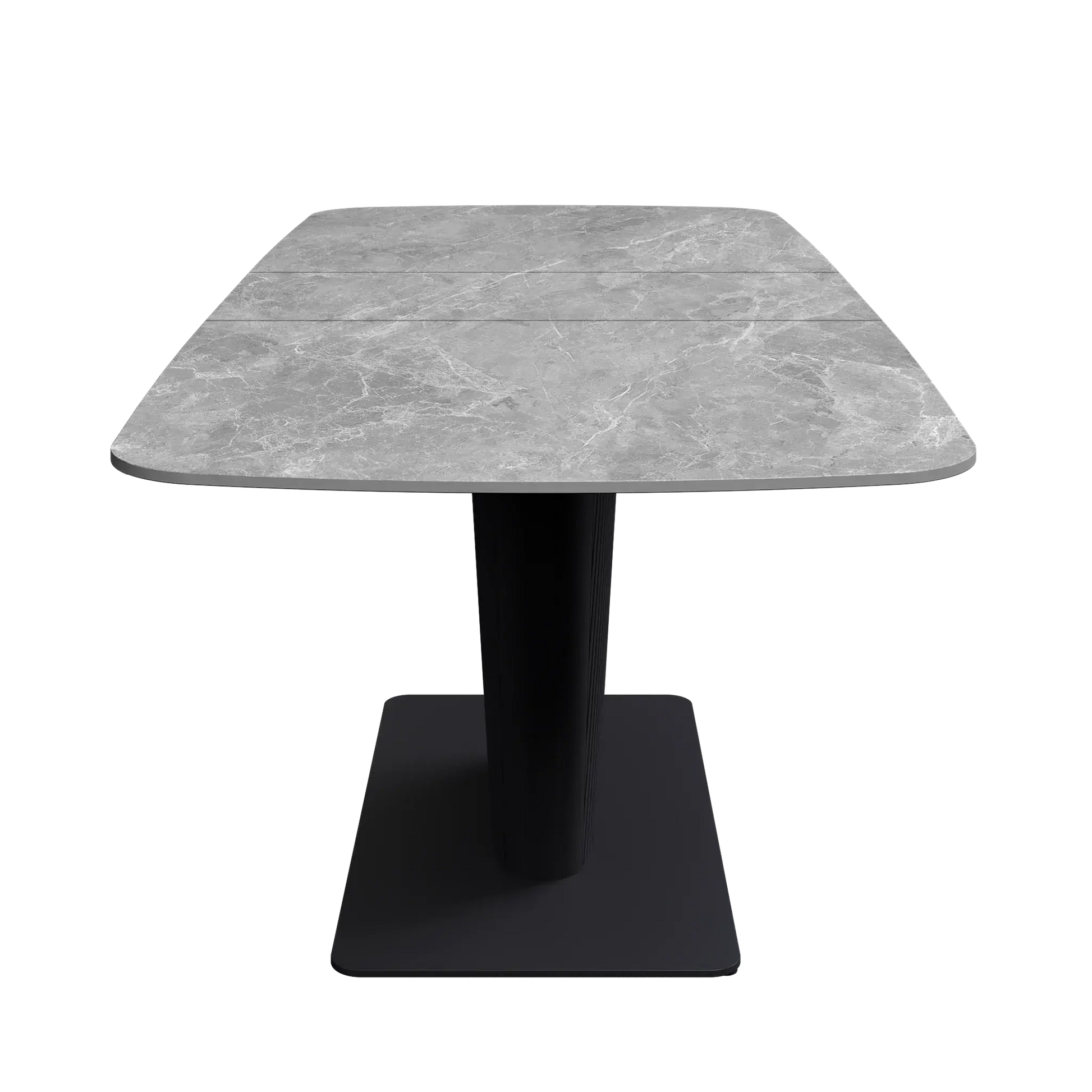 Estello 160-200cm Light Grey Ceramic Extending Dining Table  Nicholas John Interiors