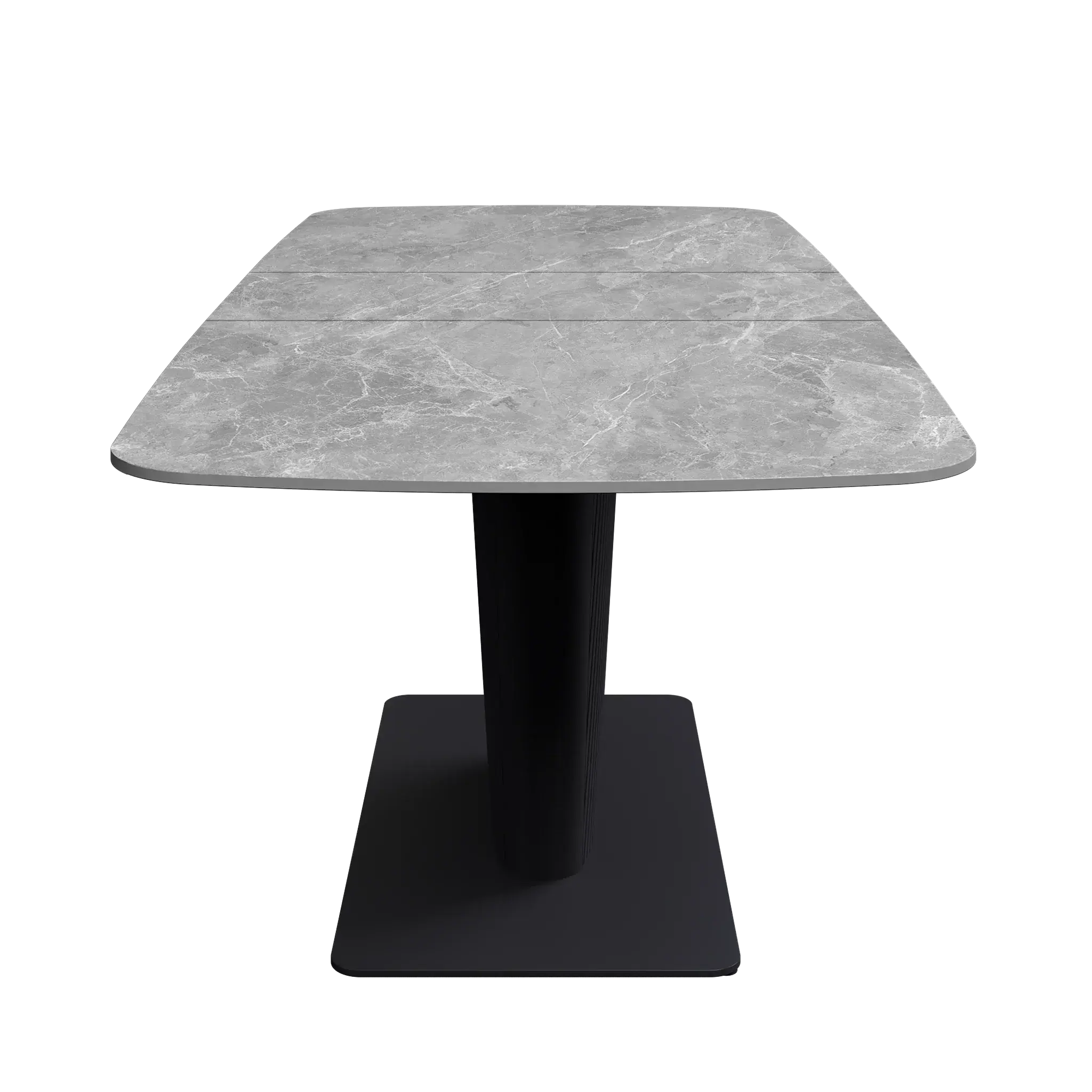 Estello 160-200cm Light Grey Ceramic Extending Dining Table