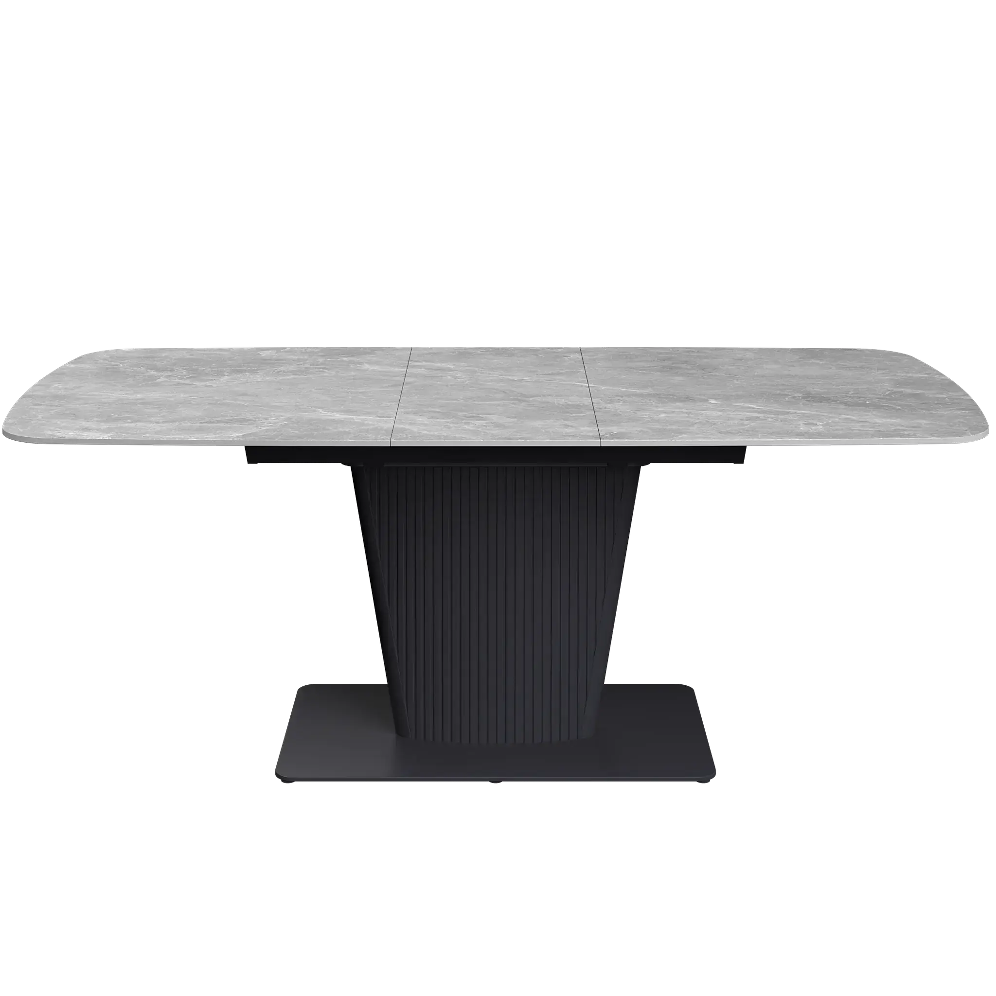 Estello 160-200cm Light Grey Ceramic Extending Dining Table  Nicholas John Interiors