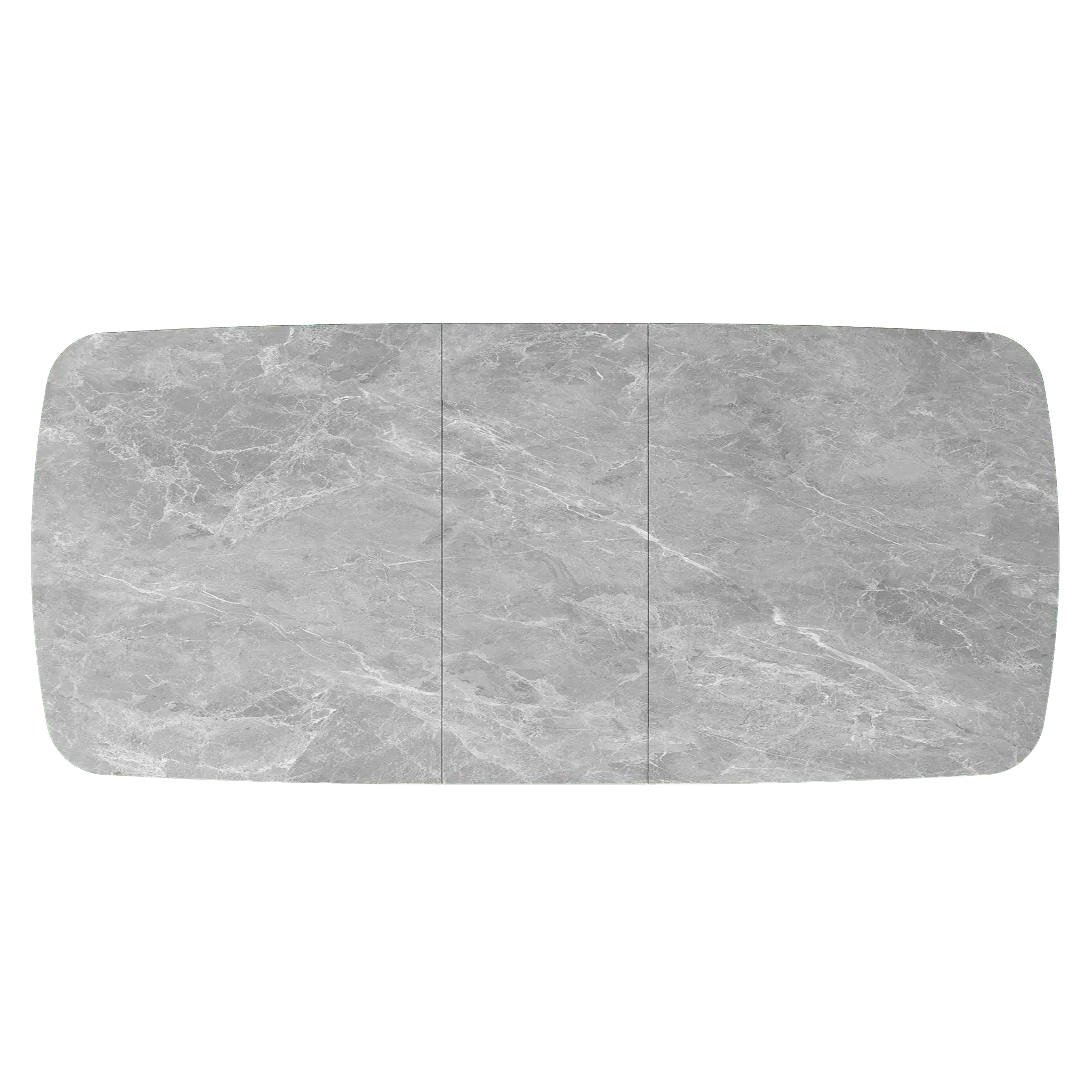 Estello 160-200cm Light Grey Ceramic Extending Dining Table