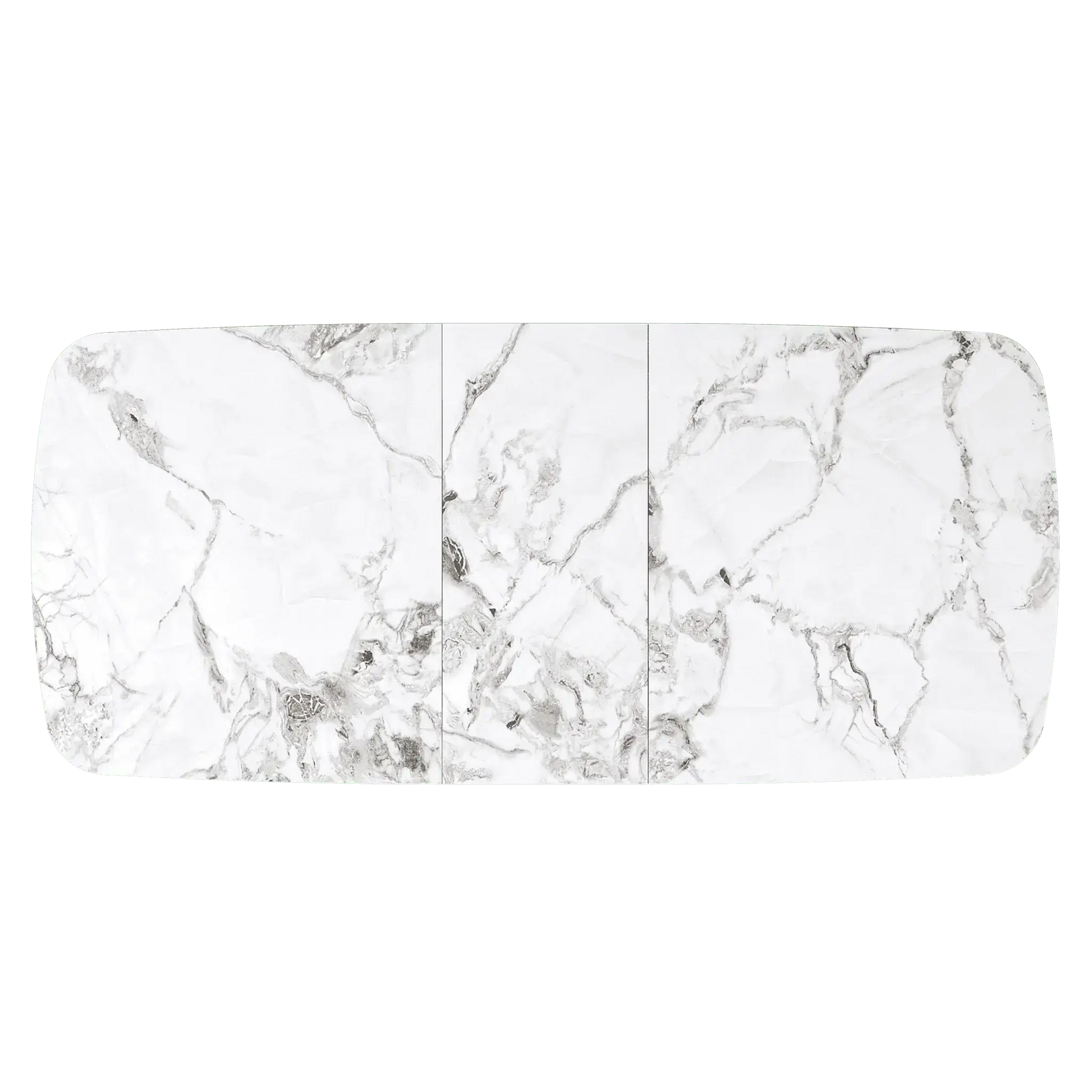 Estello 160-200cm White Ceramic Extending Dining Table  Nicholas John Interiors