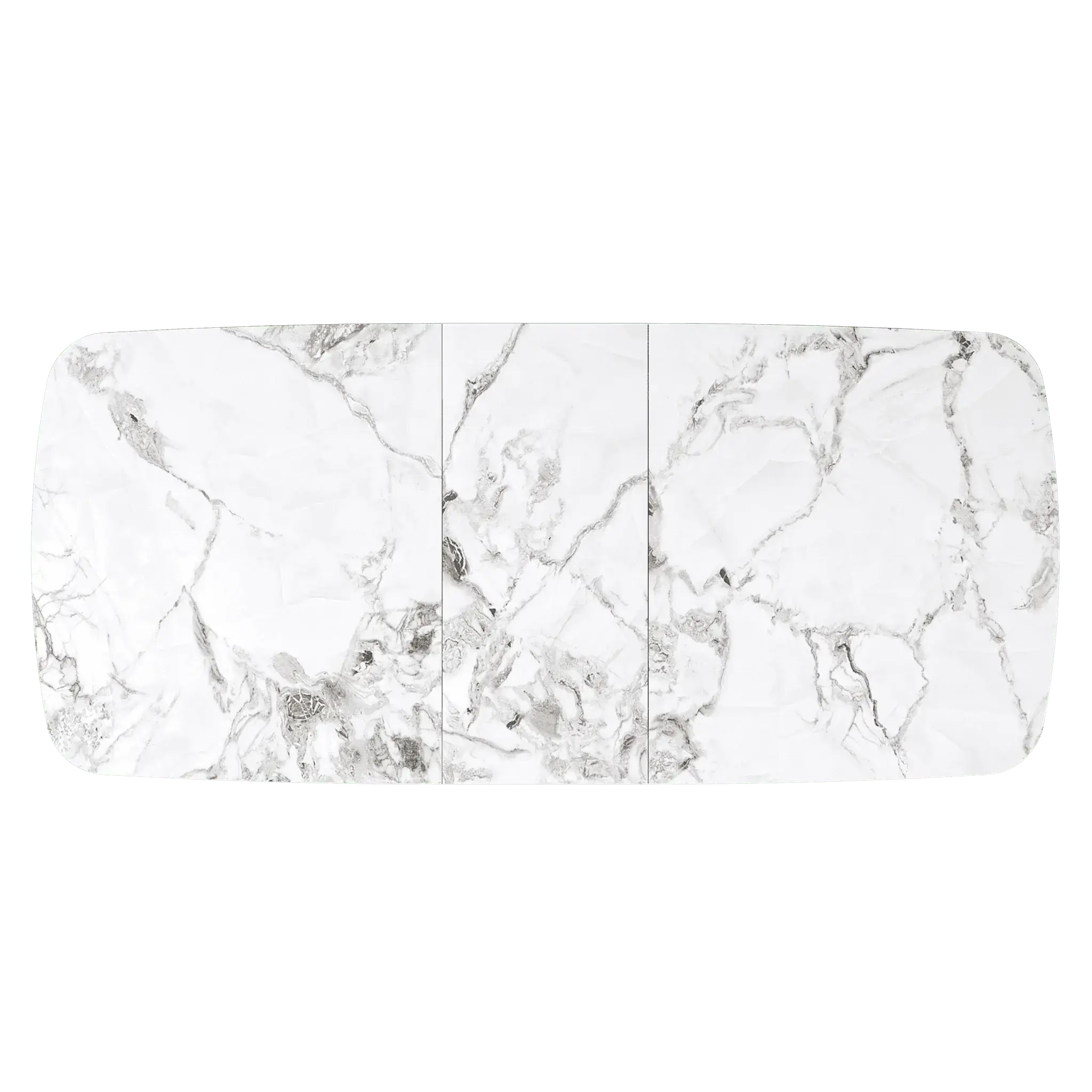 Estello 160-200cm White Ceramic Extending Dining Table