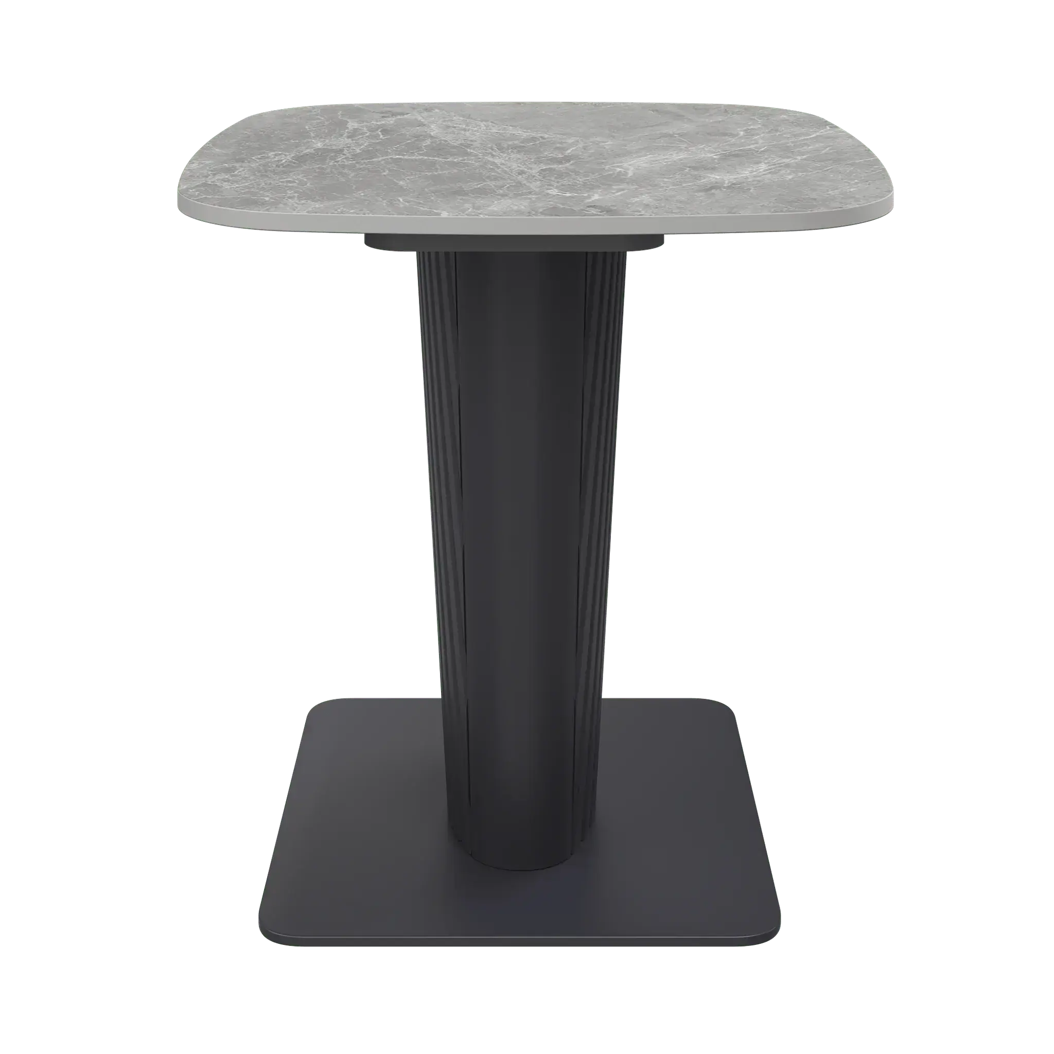 Estello Light Grey Ceramic Side Table  Nicholas John Interiors