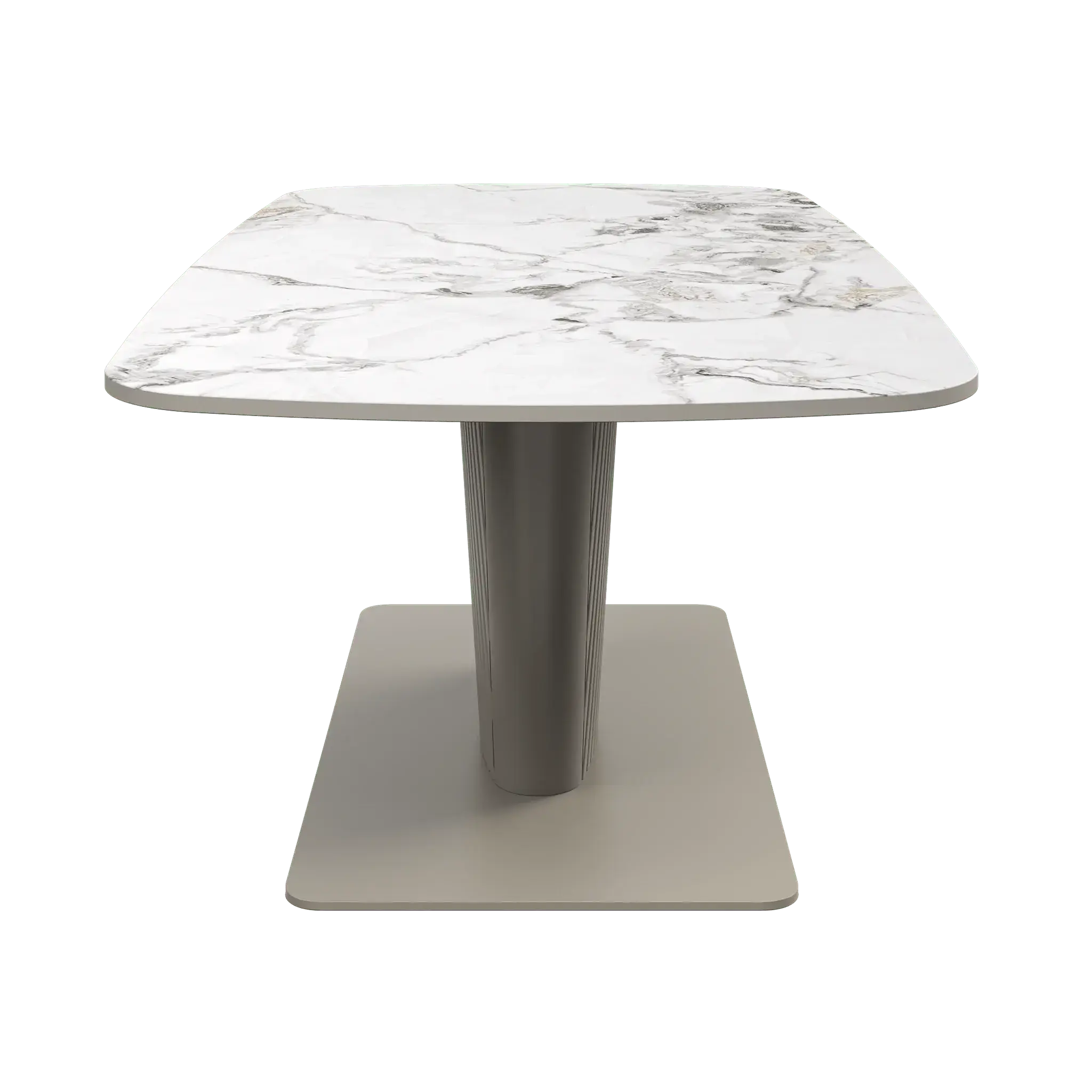 Estello White Ceramic Coffee Table