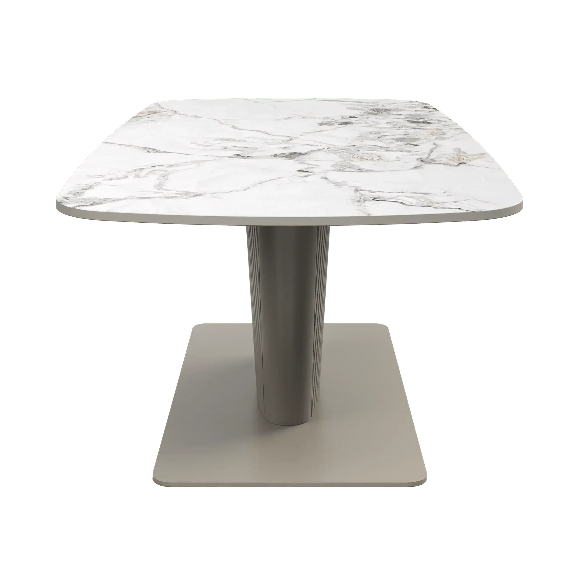 Estello White Ceramic Coffee Table  Nicholas John Interiors