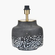 Etna Black and White Glass Table Lamp Base  Nicholas John Interiors