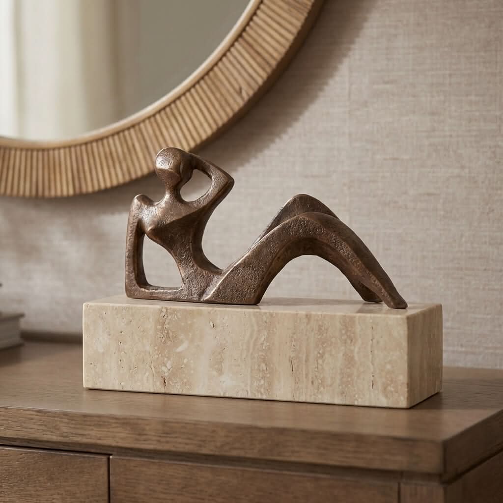 Keiichi Abstract Figure Sculpture   Nicholas John Interiors