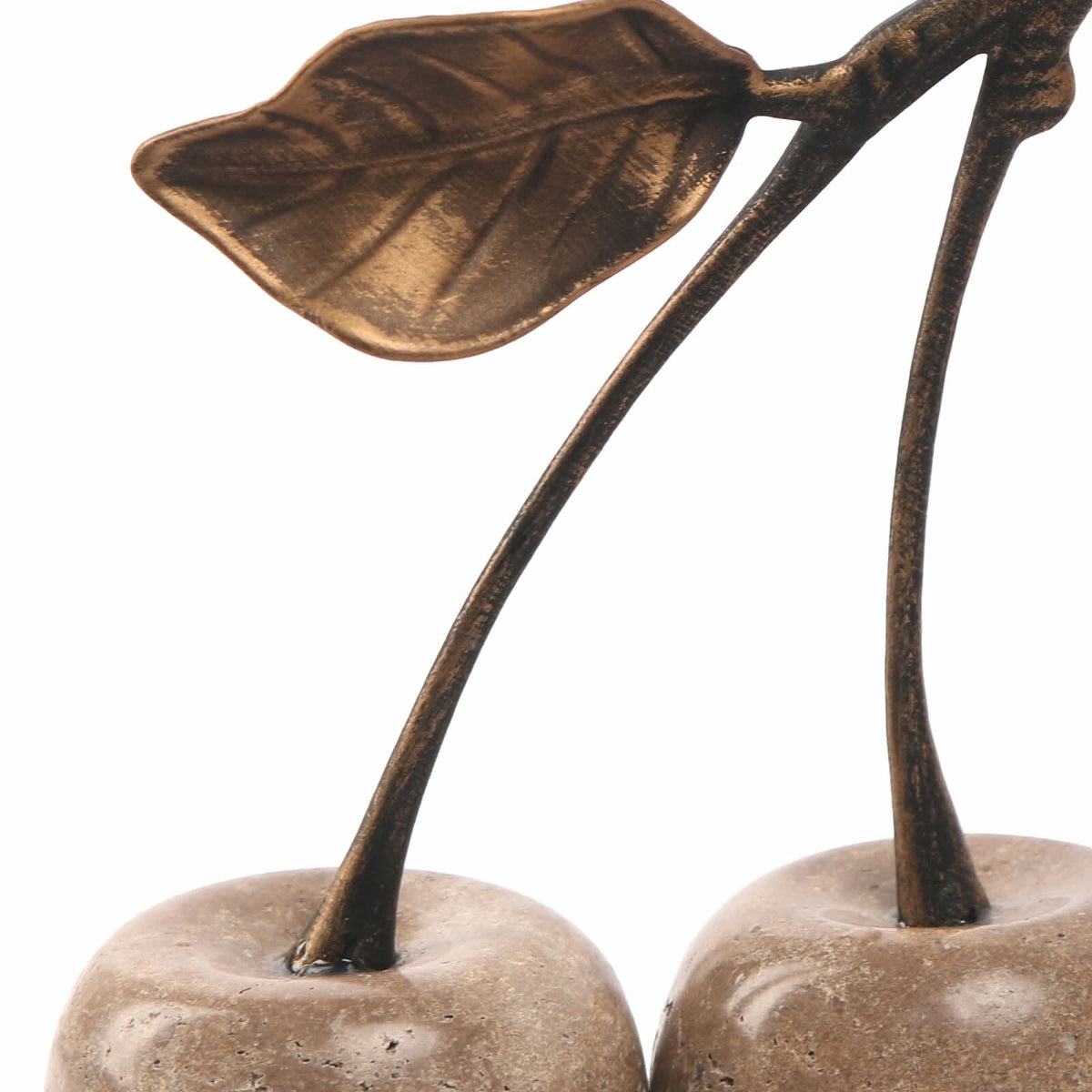 Keiichi Cherry Ornament in Grey Marble   Nicholas John Interiors