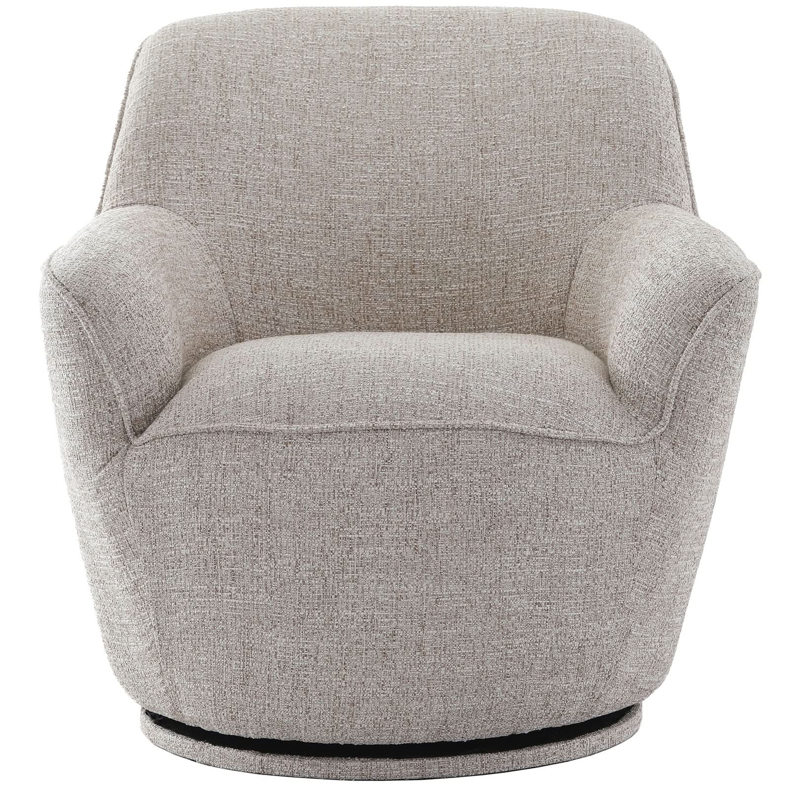Keiichi Teddington Swivel Accent Chair   Nicholas John Interiors
