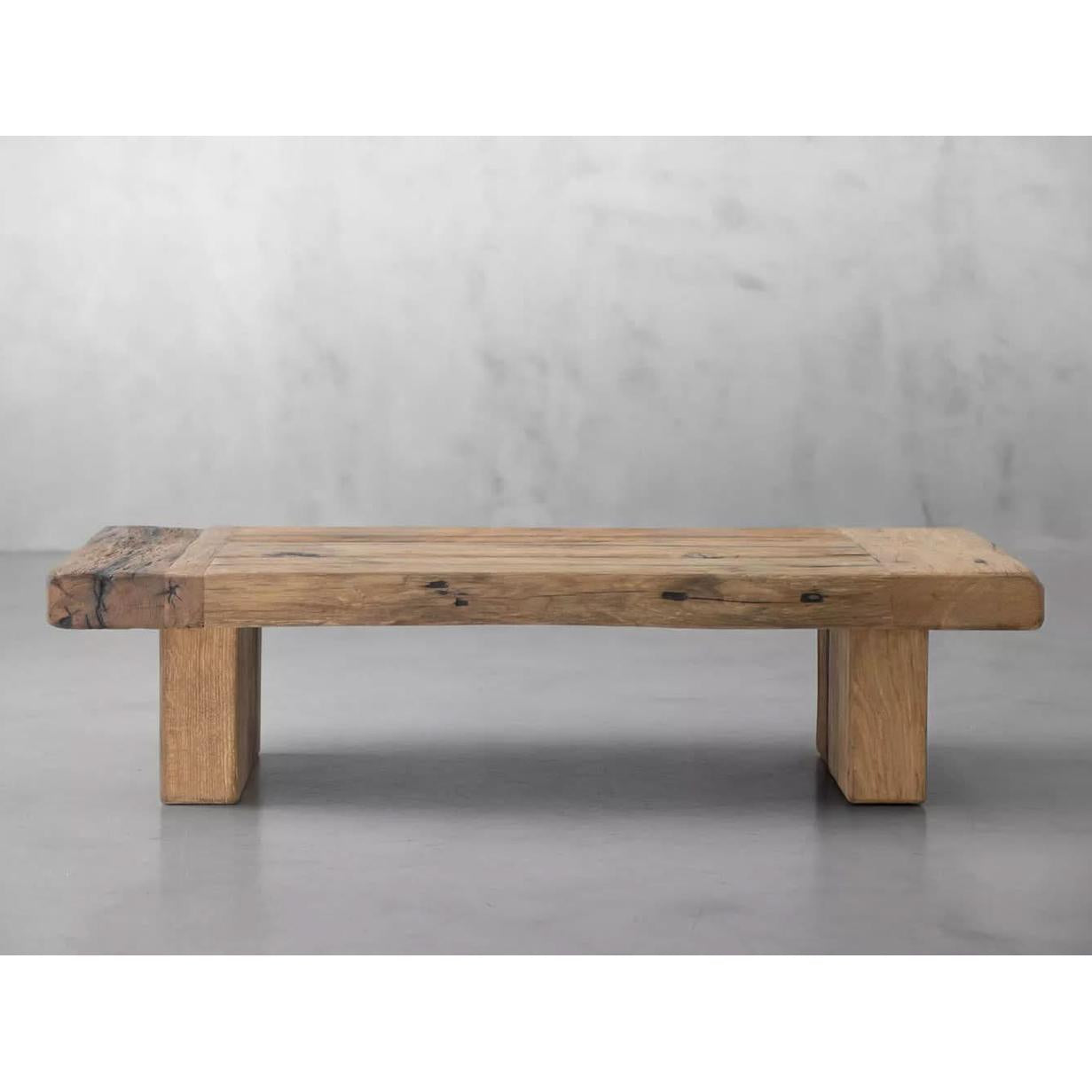 Keiichi Reclaimed Oak Coffee Table   Nicholas John Interiors