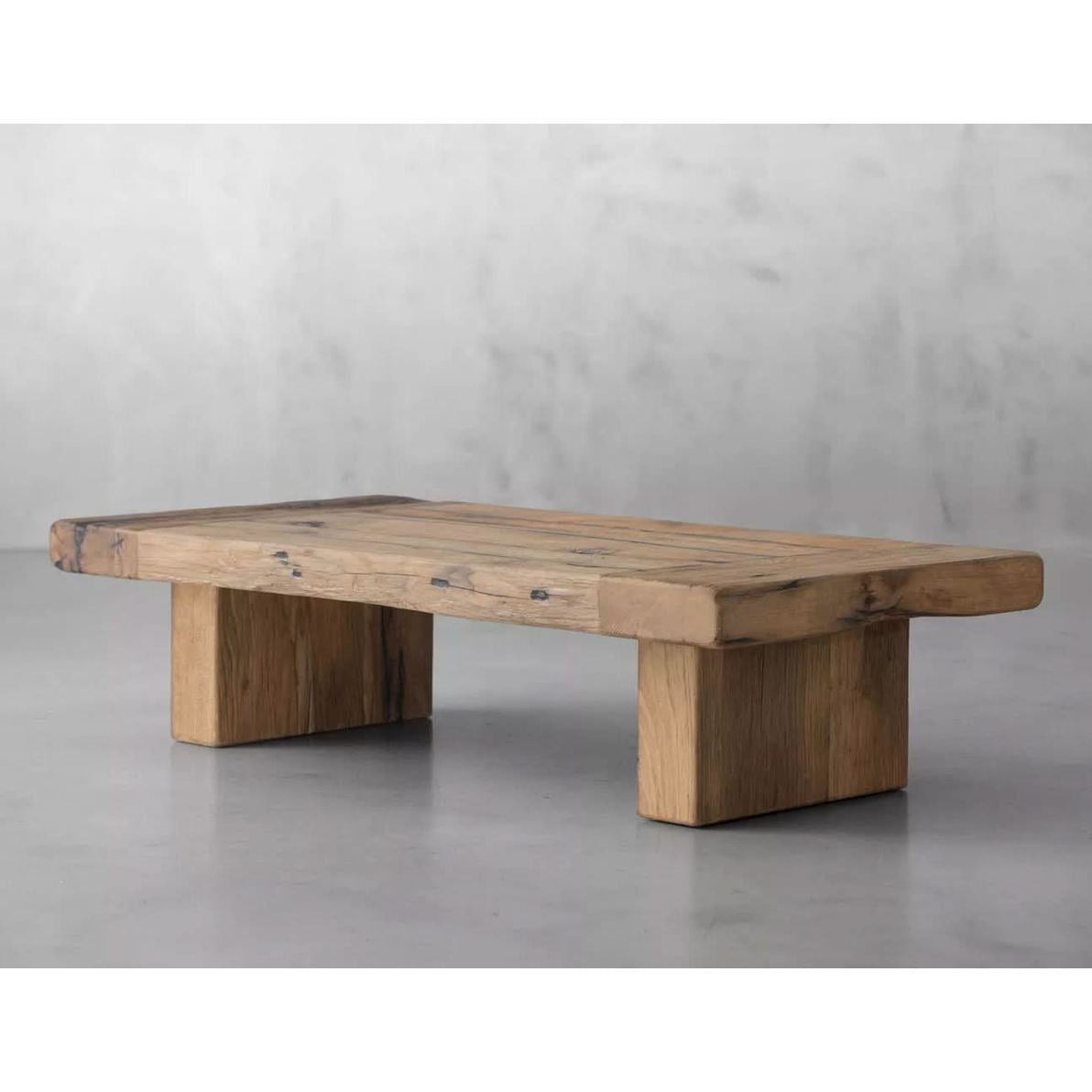 Keiichi Reclaimed Oak Coffee Table   Nicholas John Interiors