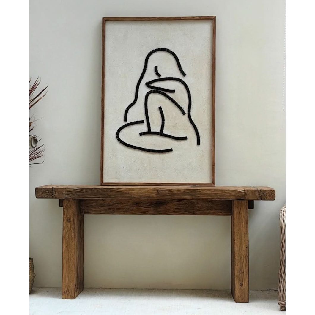 Keiichi Reclaimed Oak Console Table   Nicholas John Interiors