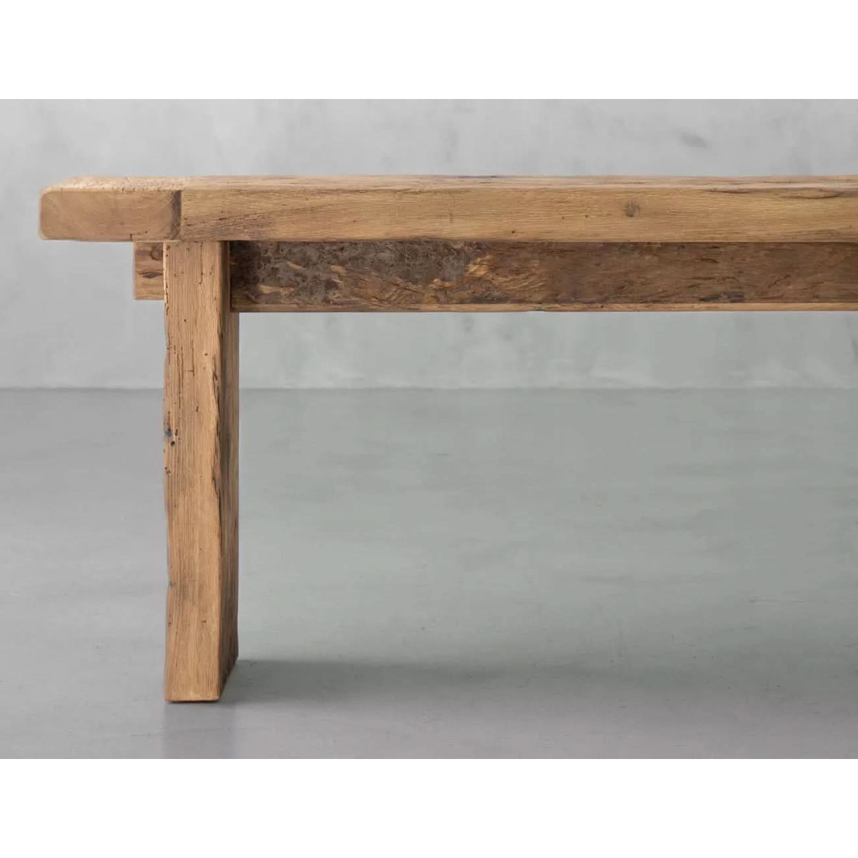 Keiichi Reclaimed Oak Console Table   Nicholas John Interiors