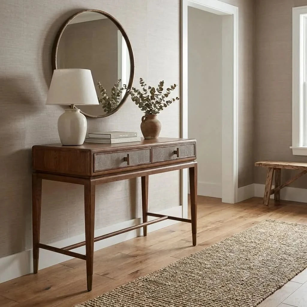 Keiichi Birdlip Console Table - Small   Nicholas John Interiors