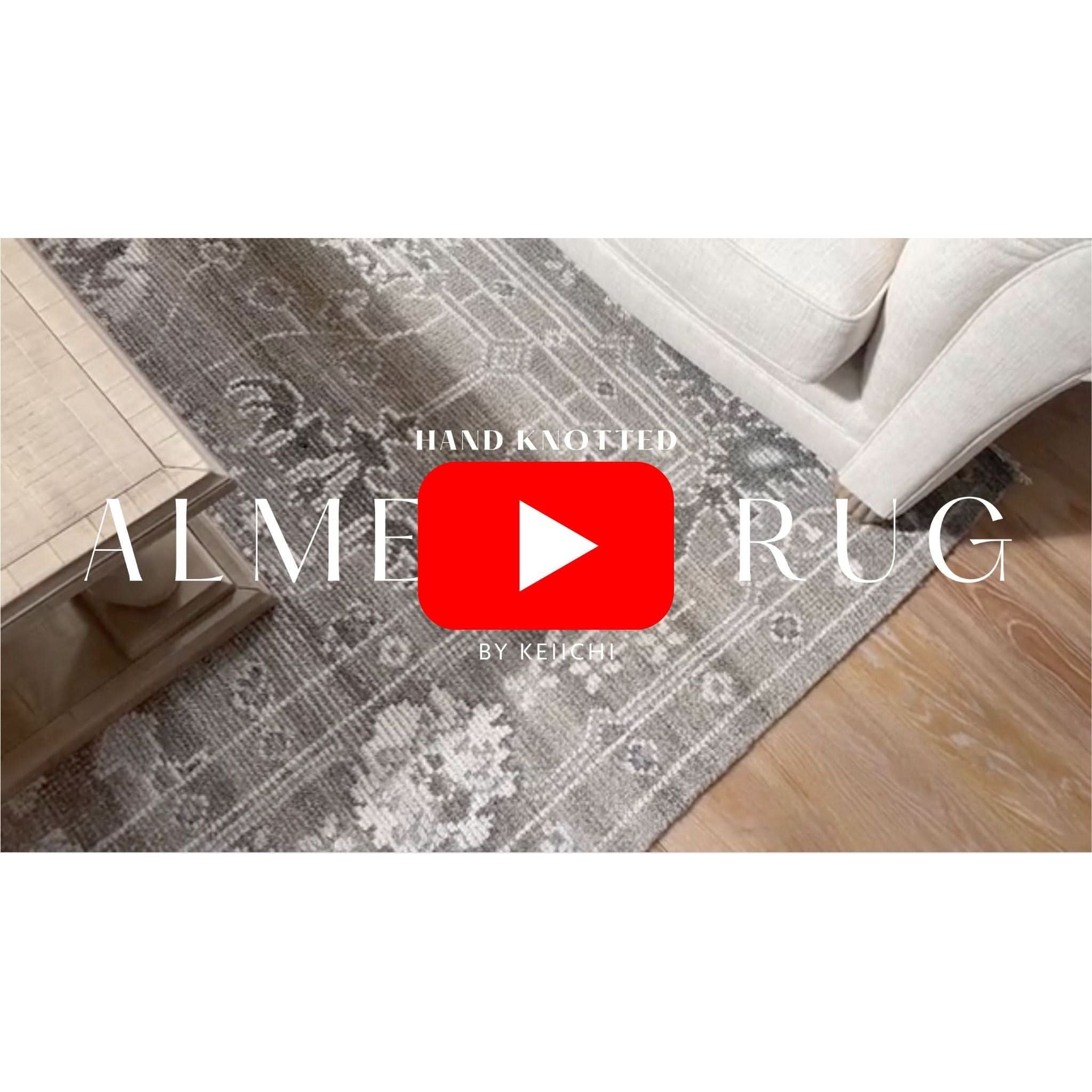 Keiichi Almeria Hand Knotted Neutral Rug 366 x 269 cm   Nicholas John Interiors