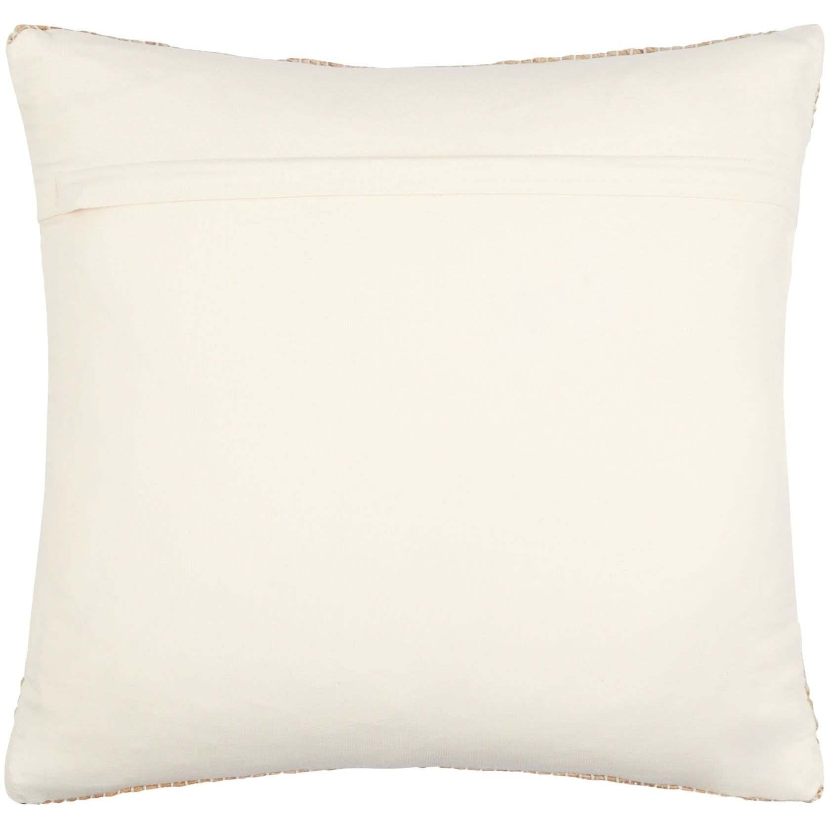 Keiichi Boundary Woven Cushion in Soft Grey - 51 x 51 cm   Nicholas John Interiors