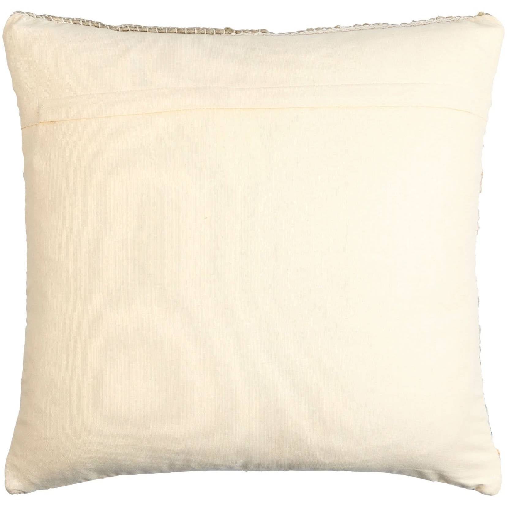Keiichi Boundary Woven Cushion in Beige - 51 x 51 cm   Nicholas John Interiors