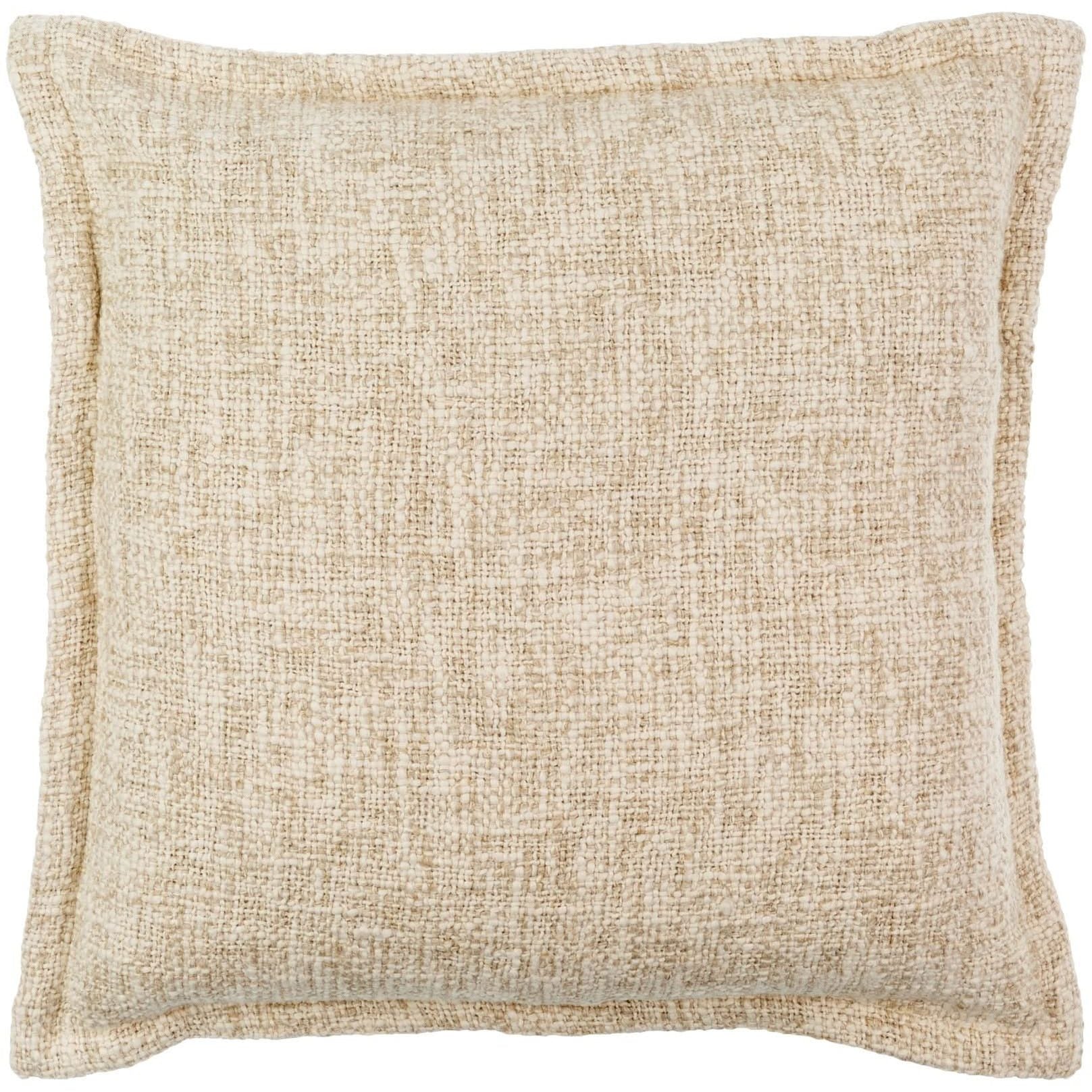 Keiichi Bowen Woven Cushion in Cream -  51 x 51 cm   Nicholas John Interiors