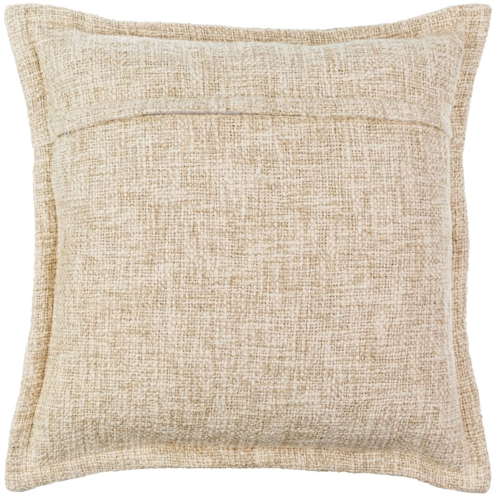 Keiichi Bowen Woven Cushion in Cream -  51 x 51 cm   Nicholas John Interiors