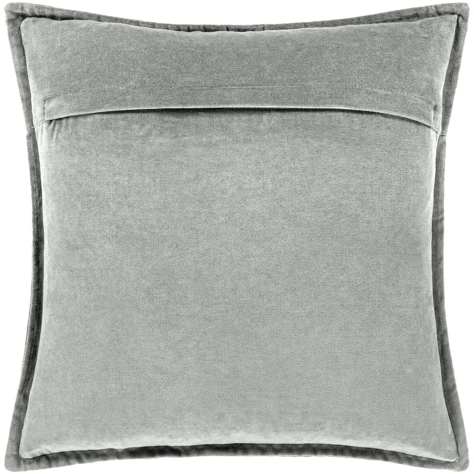 Keiichi Cotton Velvet Cushion in Sage - 51 x 51 cm   Nicholas John Interiors