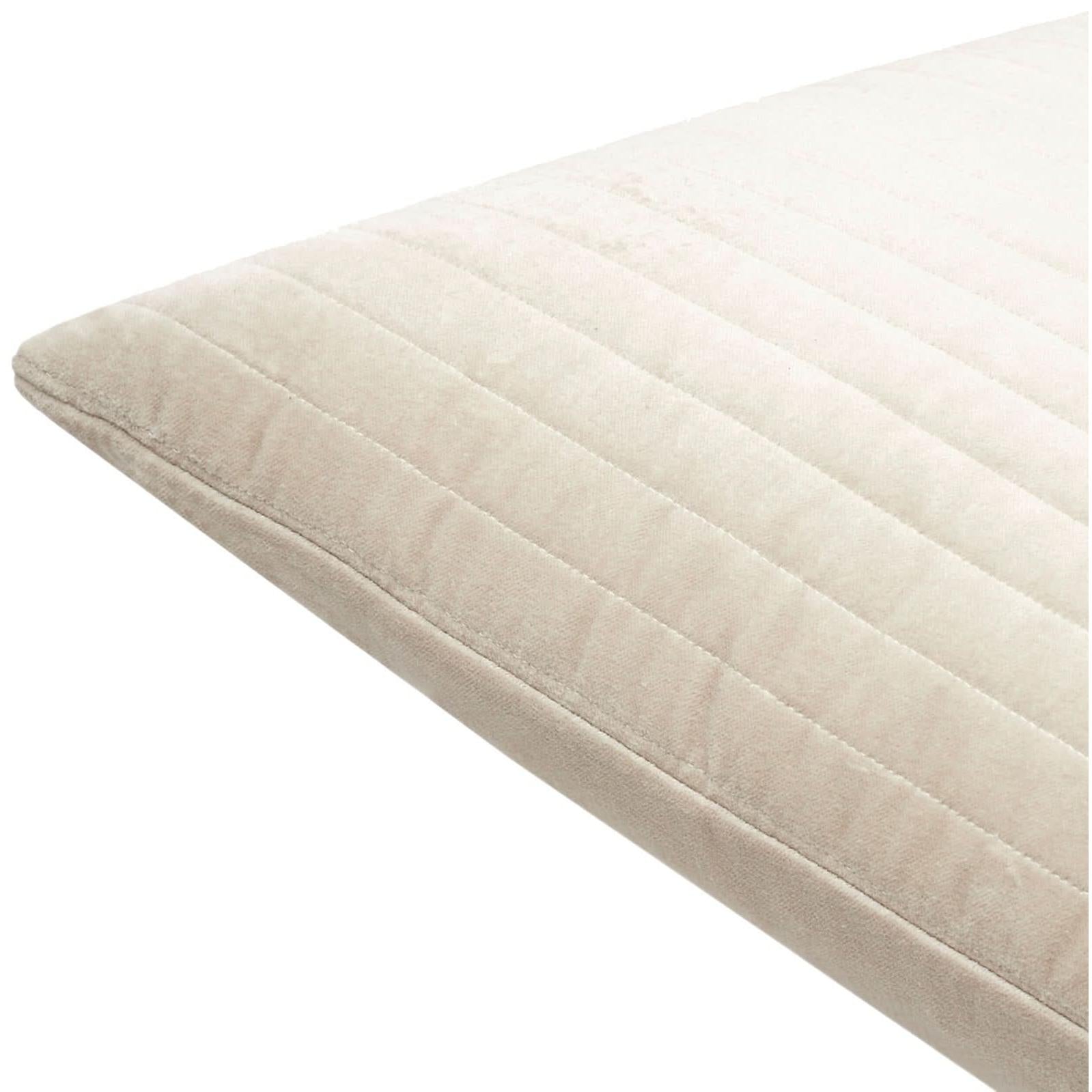 Keiichi Digby Velvet Cushion in Oatmeal - 51 x 51 cm   Nicholas John Interiors