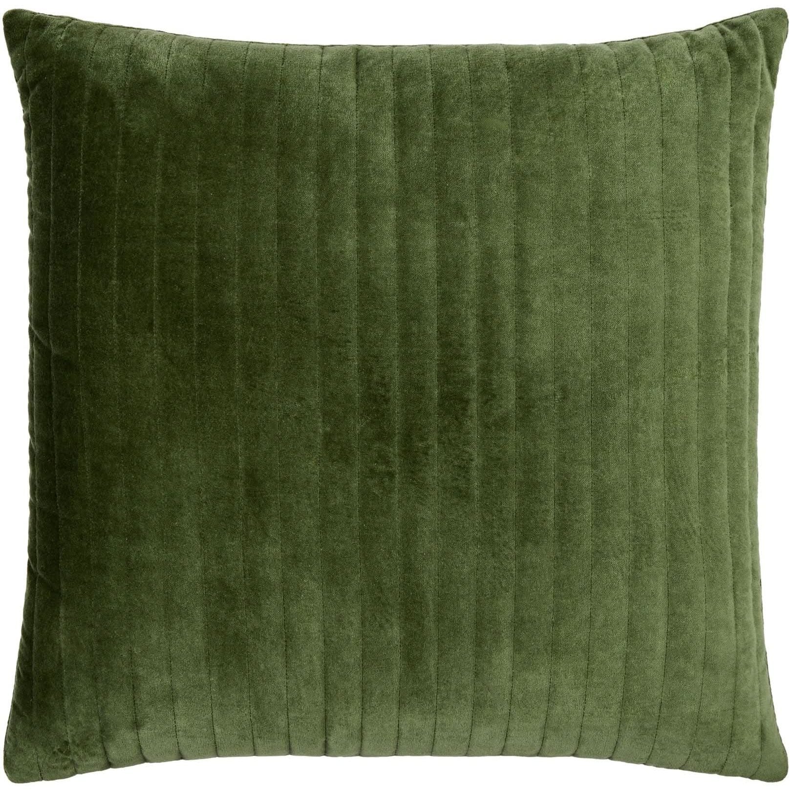 Keiichi Digby Velvet Cushion in Forest Green - 51 x 51 cm   Nicholas John Interiors