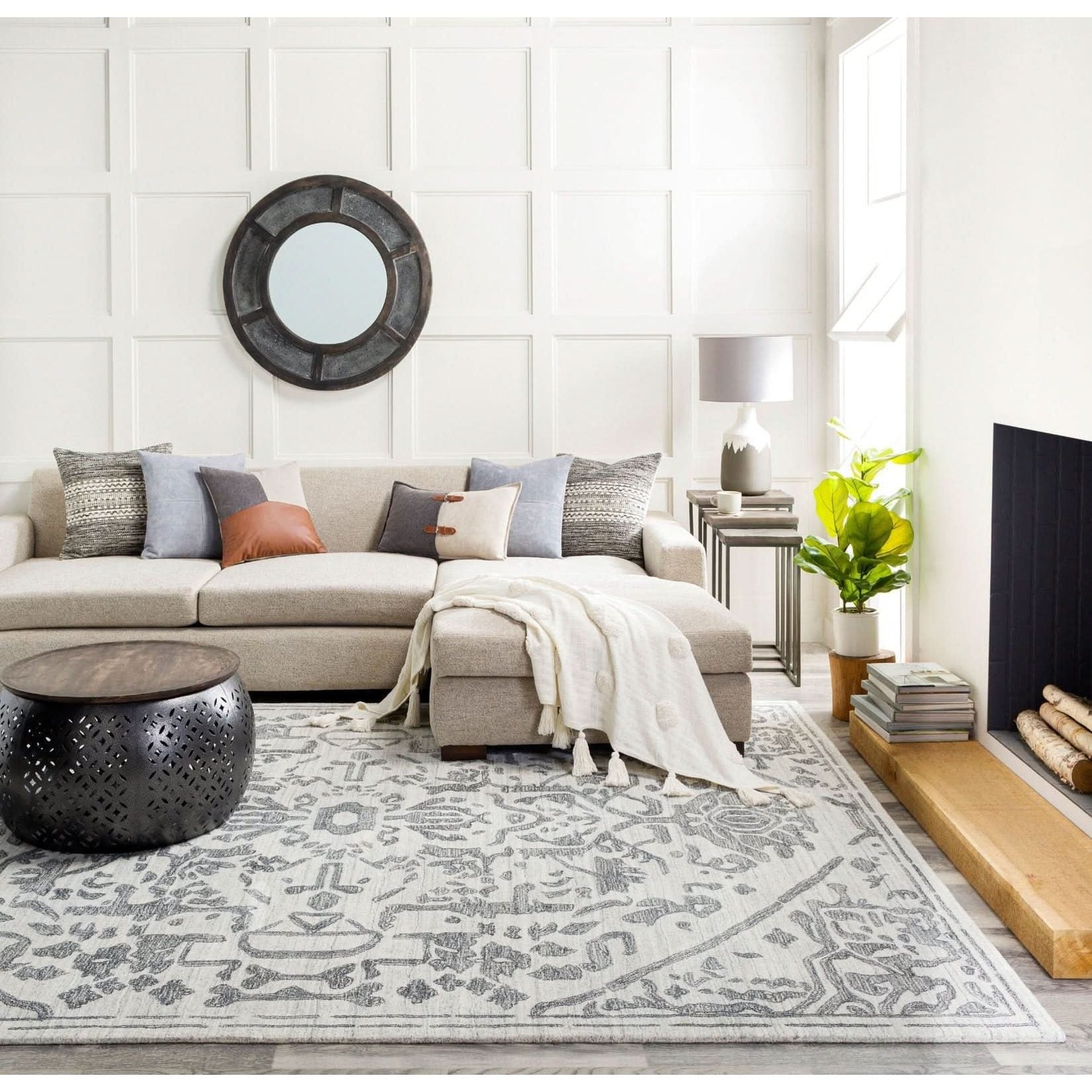 Keiichi Ethan Hand Woven Cushion - 51 x 51 cm   Nicholas John Interiors