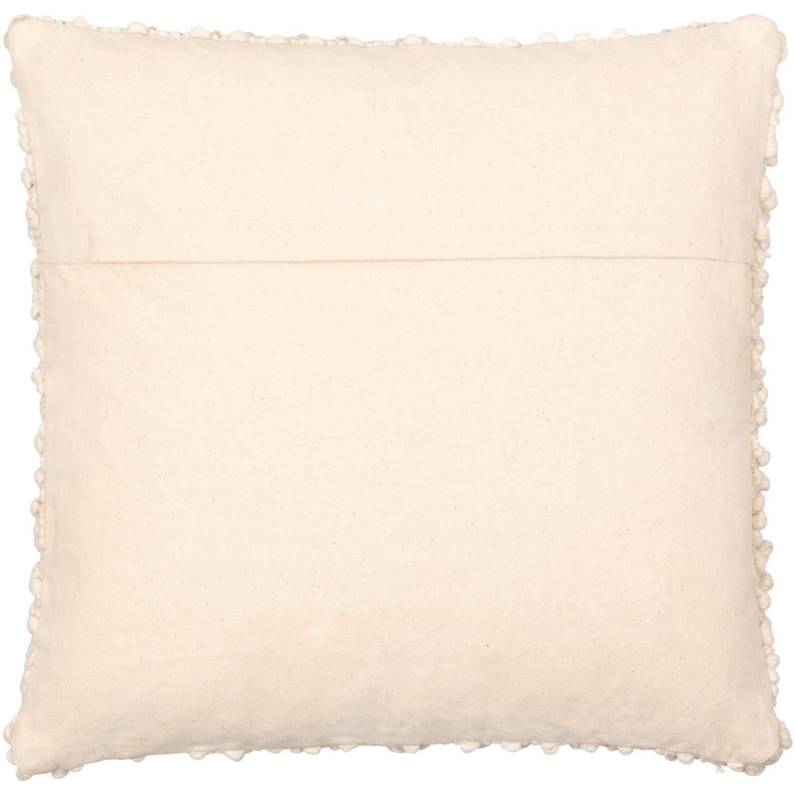 Keiichi Hygge Hand Woven Cushion in Cream - 51 x 51 cm   Nicholas John Interiors
