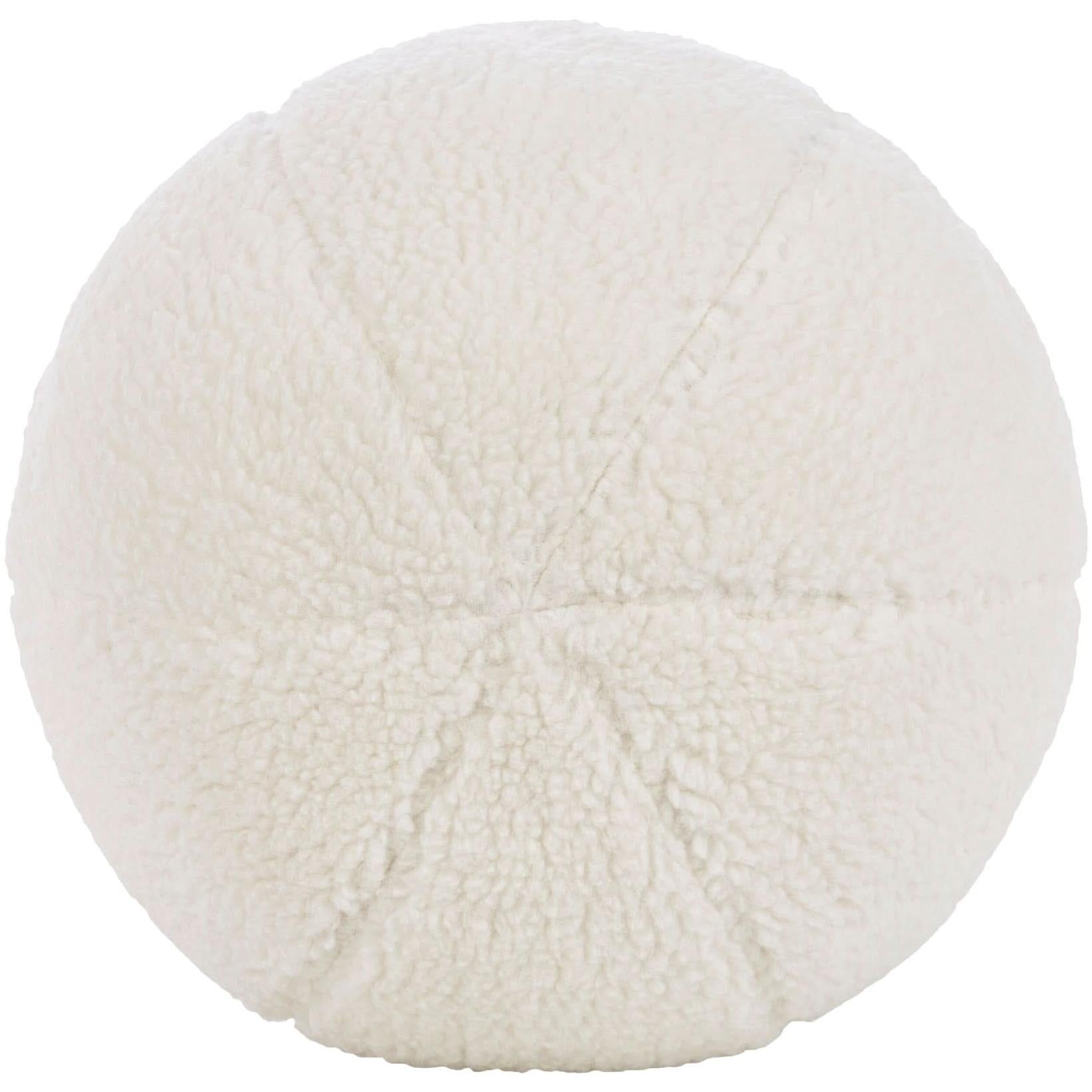 Keiichi Bola Fleece Cushion - 30 x 30 cm   Nicholas John Interiors