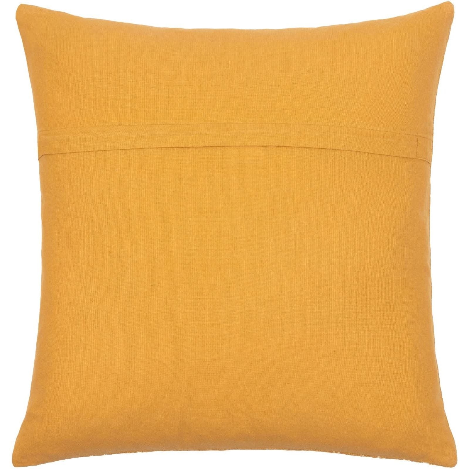 Keiichi Malian Hand Woven Cushion in Mustard - 51 x 51 cm   Nicholas John Interiors
