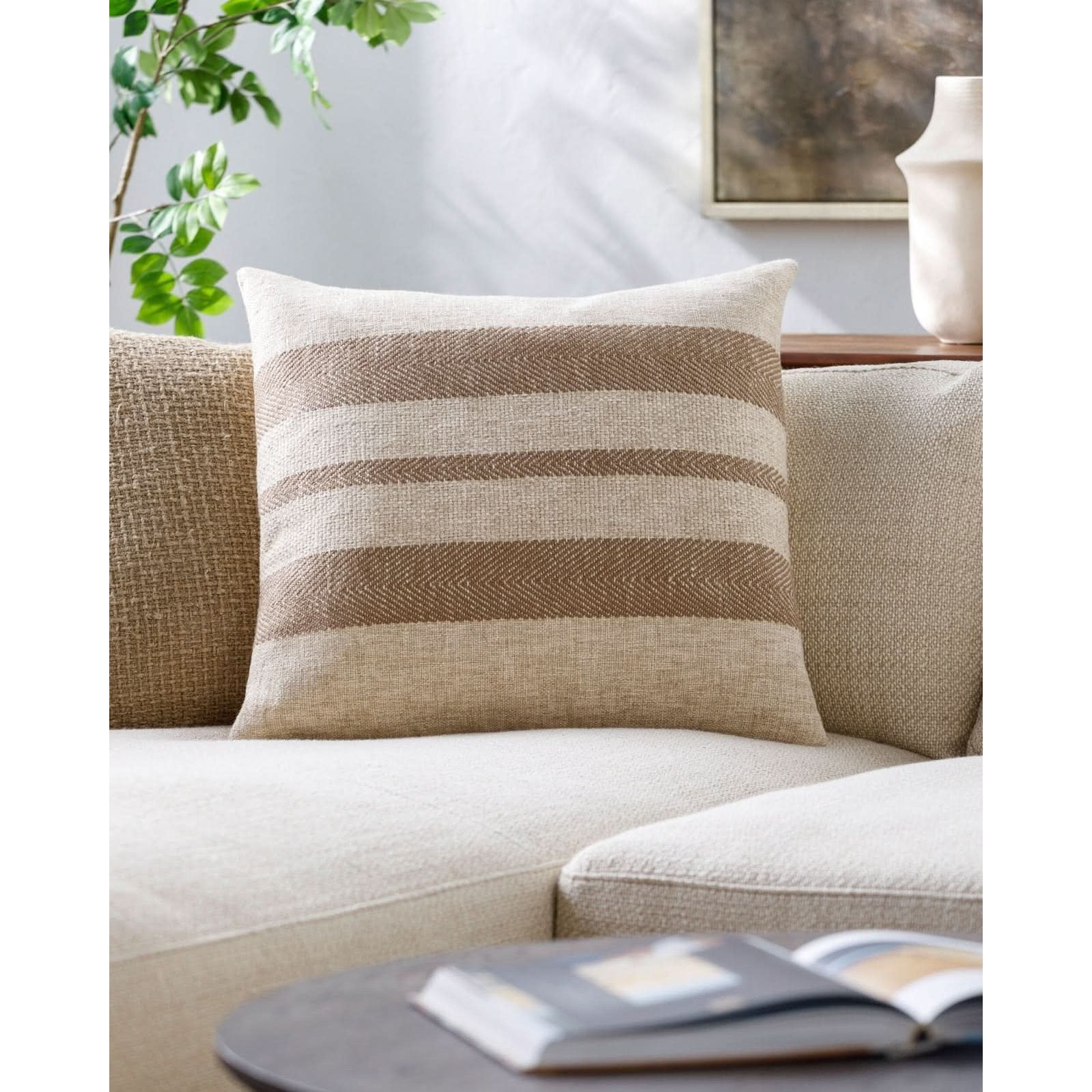 Keiichi Mobley Woven Cushion - 51 x 51 cm   Nicholas John Interiors