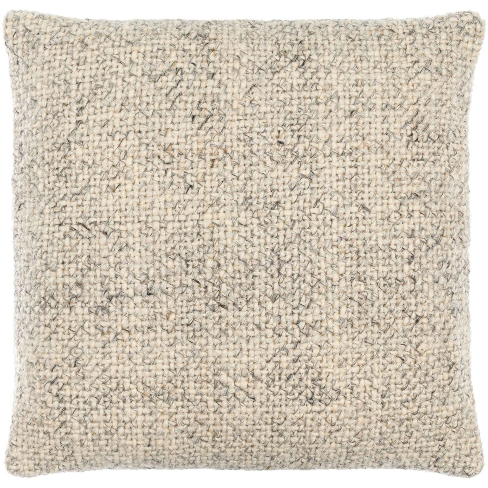 Keiichi Murphy Woven Cushion in Greige - 51 x 51 cm   Nicholas John Interiors