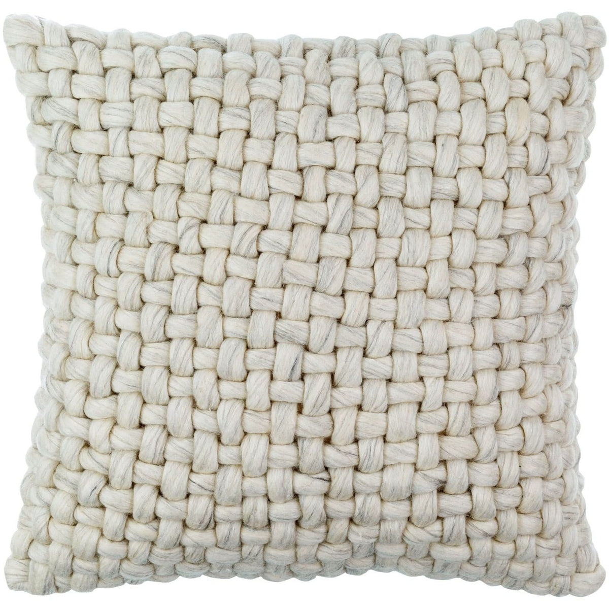 Keiichi Pansy Hand Woven Cushion - 51 x 51 cm   Nicholas John Interiors