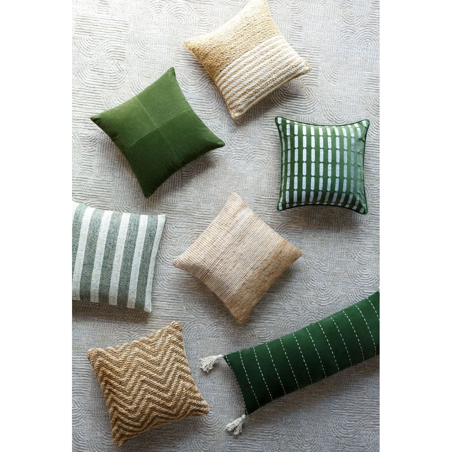 Keiichi Rafer Woven Cushion - 51 x 51 cm   Nicholas John Interiors