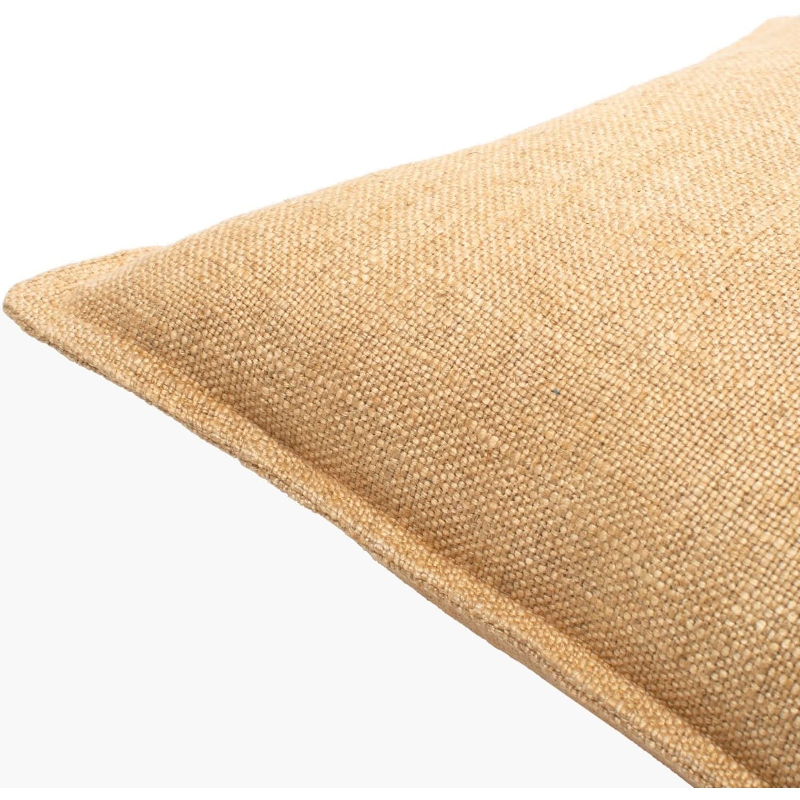 Keiichi Thurman Woven Cushion in Tan - 51 x 51 cm   Nicholas John Interiors