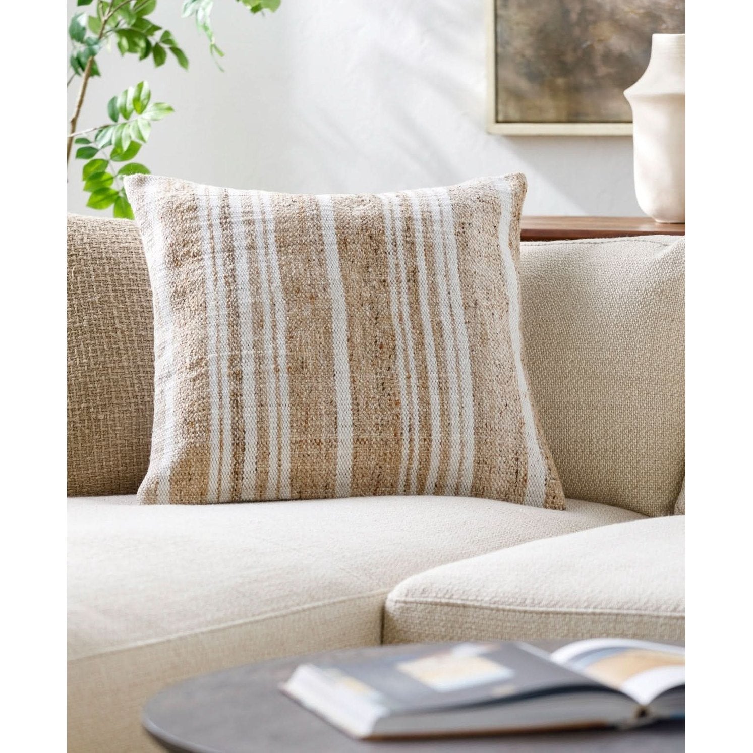 Keiichi Terrain Woven Cushion - 51 x 51 cm   Nicholas John Interiors