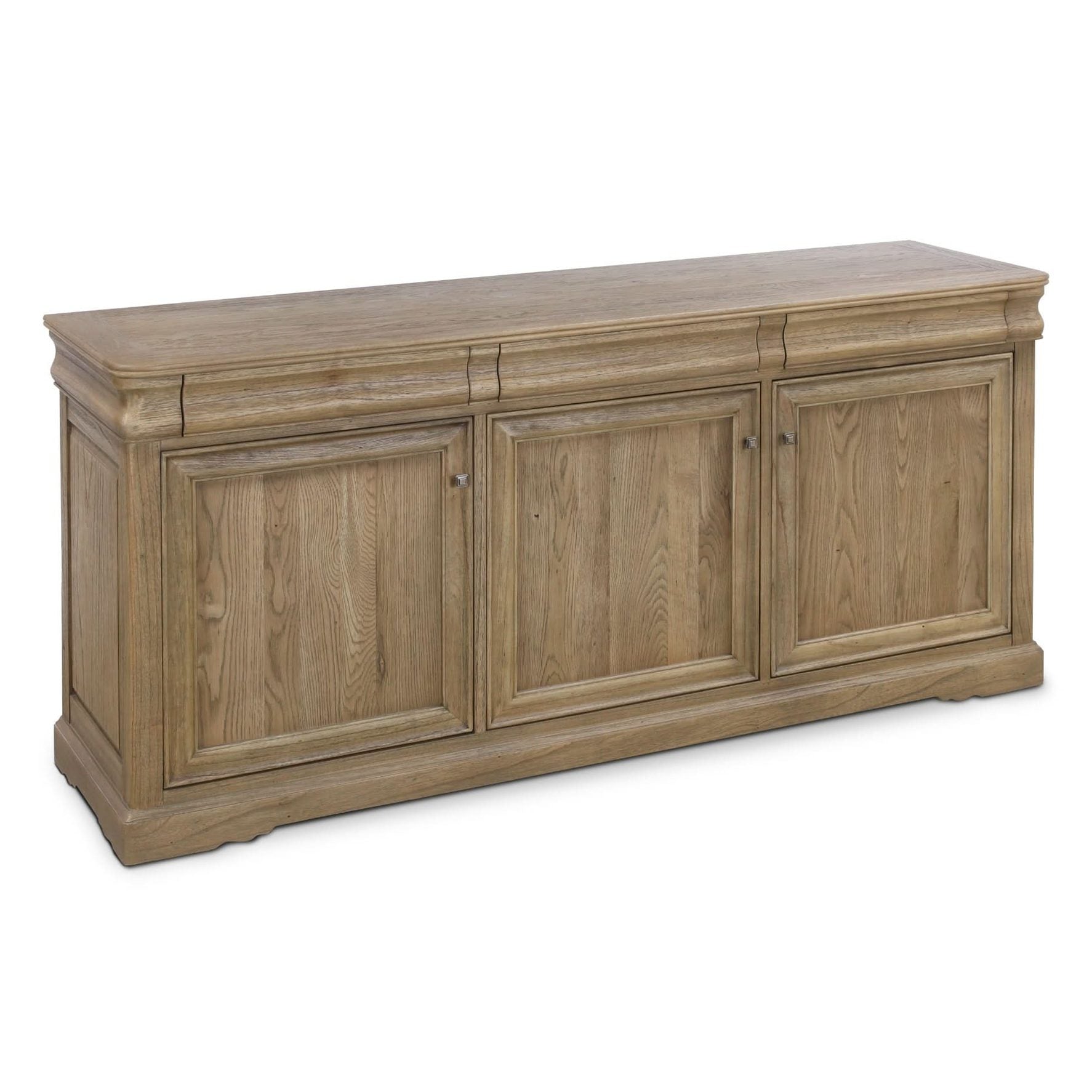 Keiichi Campden Oak Sideboard with 3 Drawers   Nicholas John Interiors