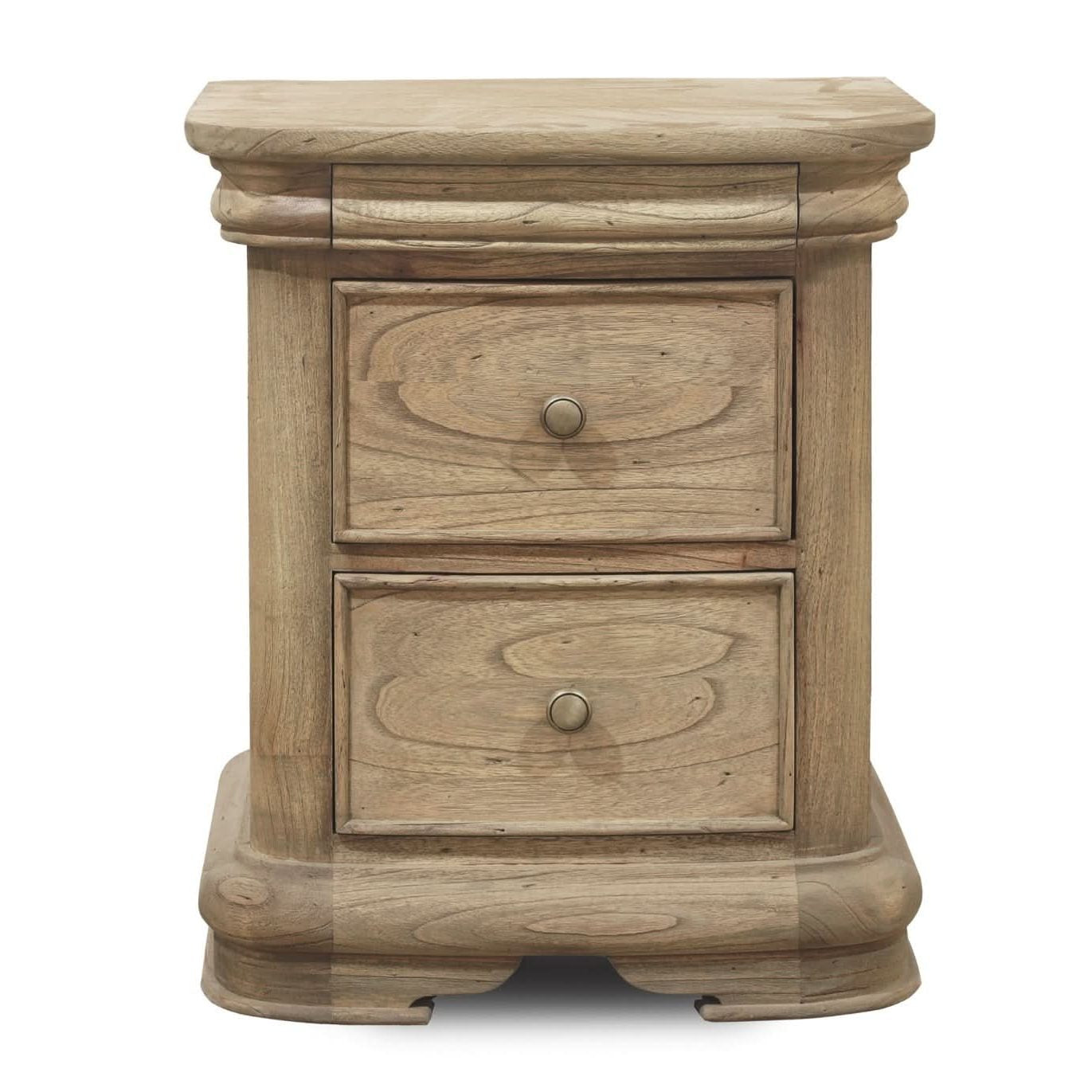 Keiichi Fulbrook Oak 3 Drawer Bedside Table   Nicholas John Interiors