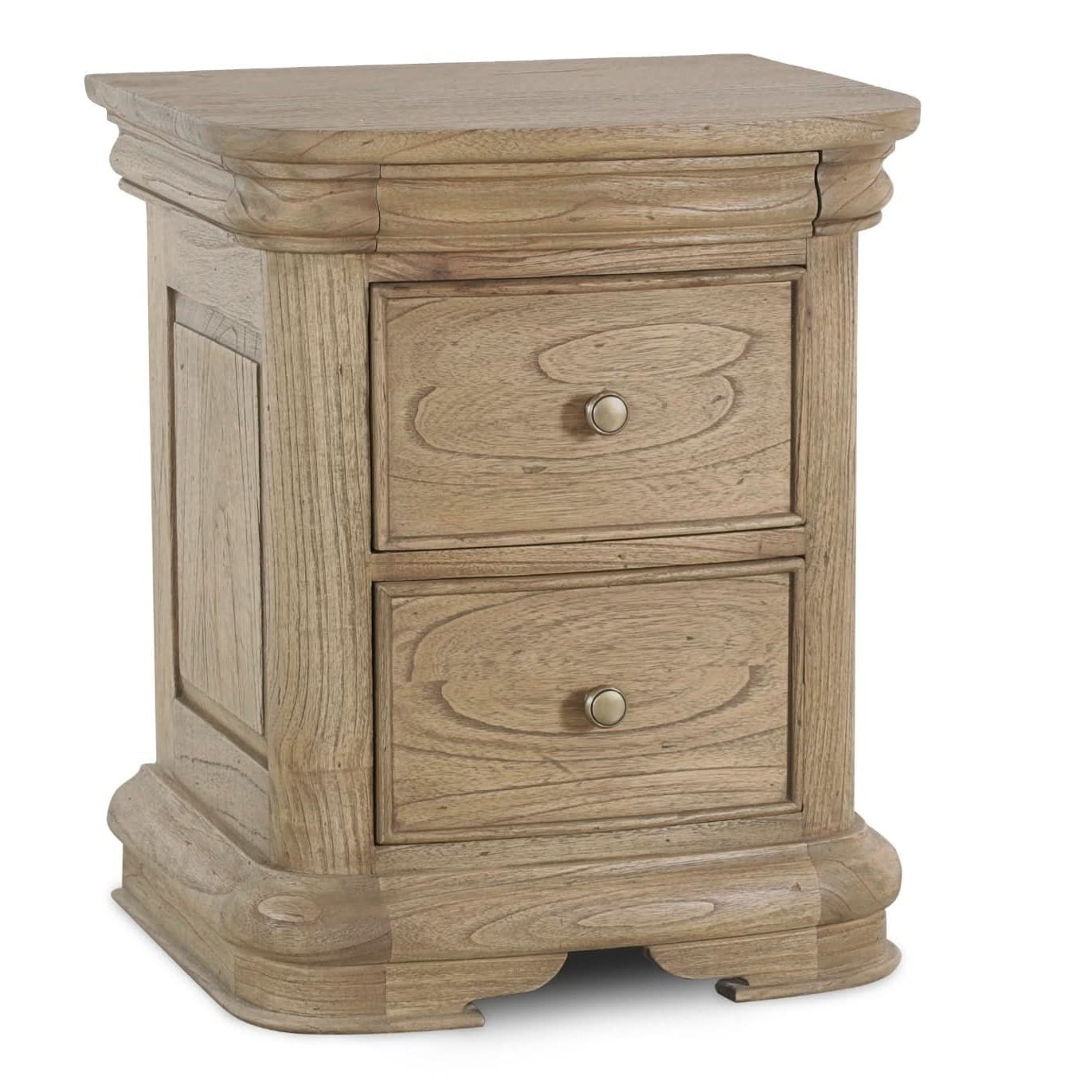 Keiichi Fulbrook Oak 3 Drawer Bedside Table   Nicholas John Interiors