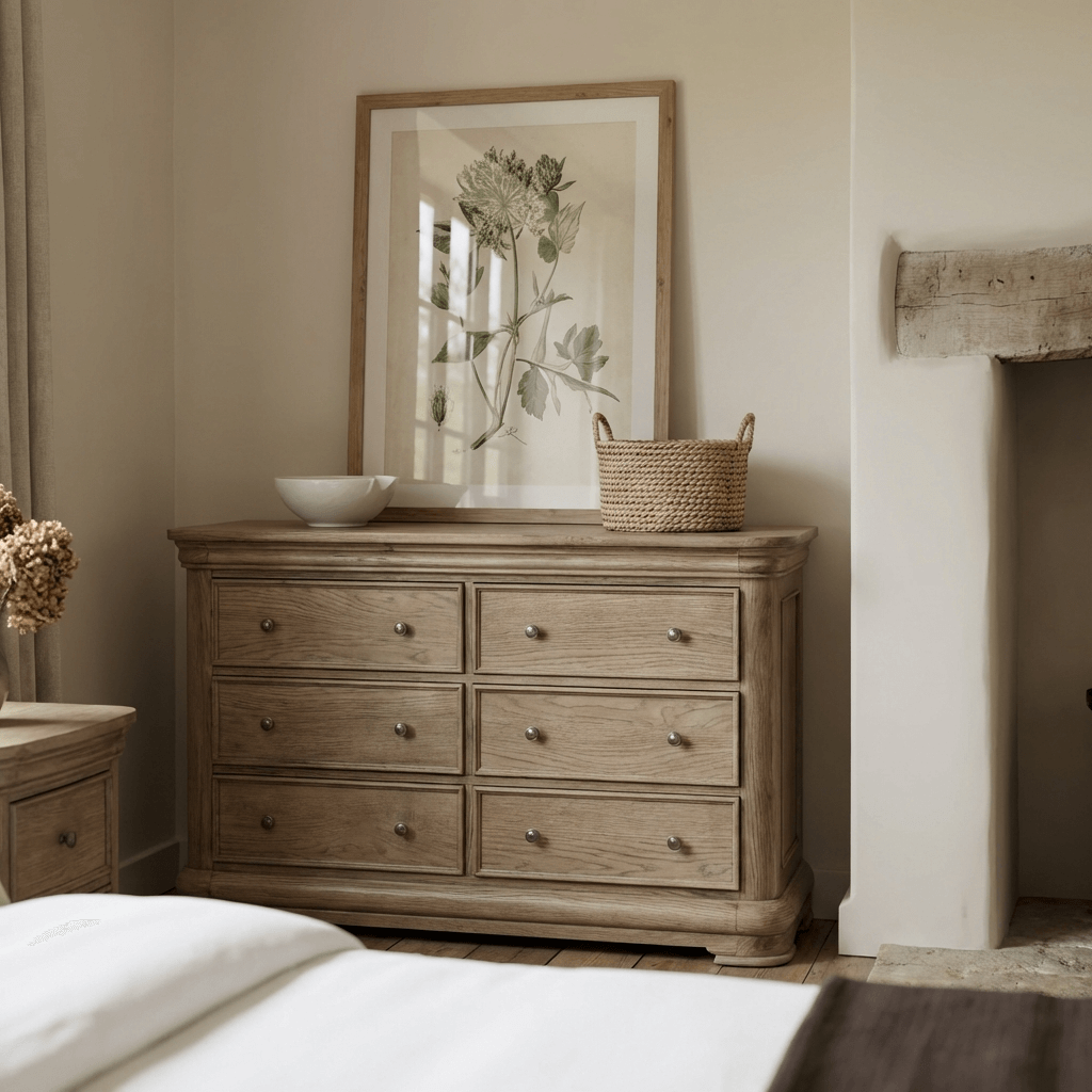 Keiichi Fulbrook Oak 9 Drawer Chest of Drawers   Nicholas John Interiors