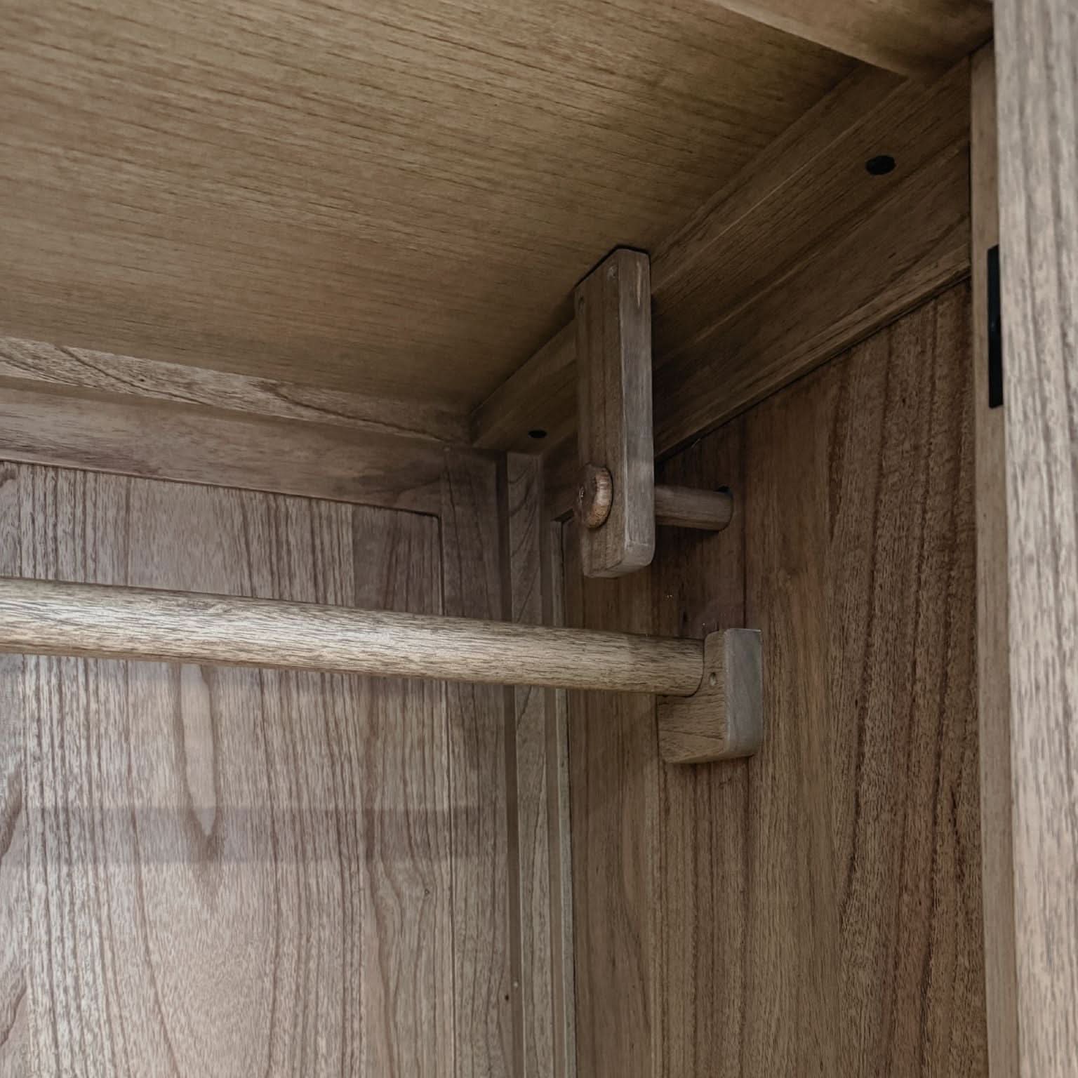 Keiichi Fulbrook Oak Wardrobe   Nicholas John Interiors